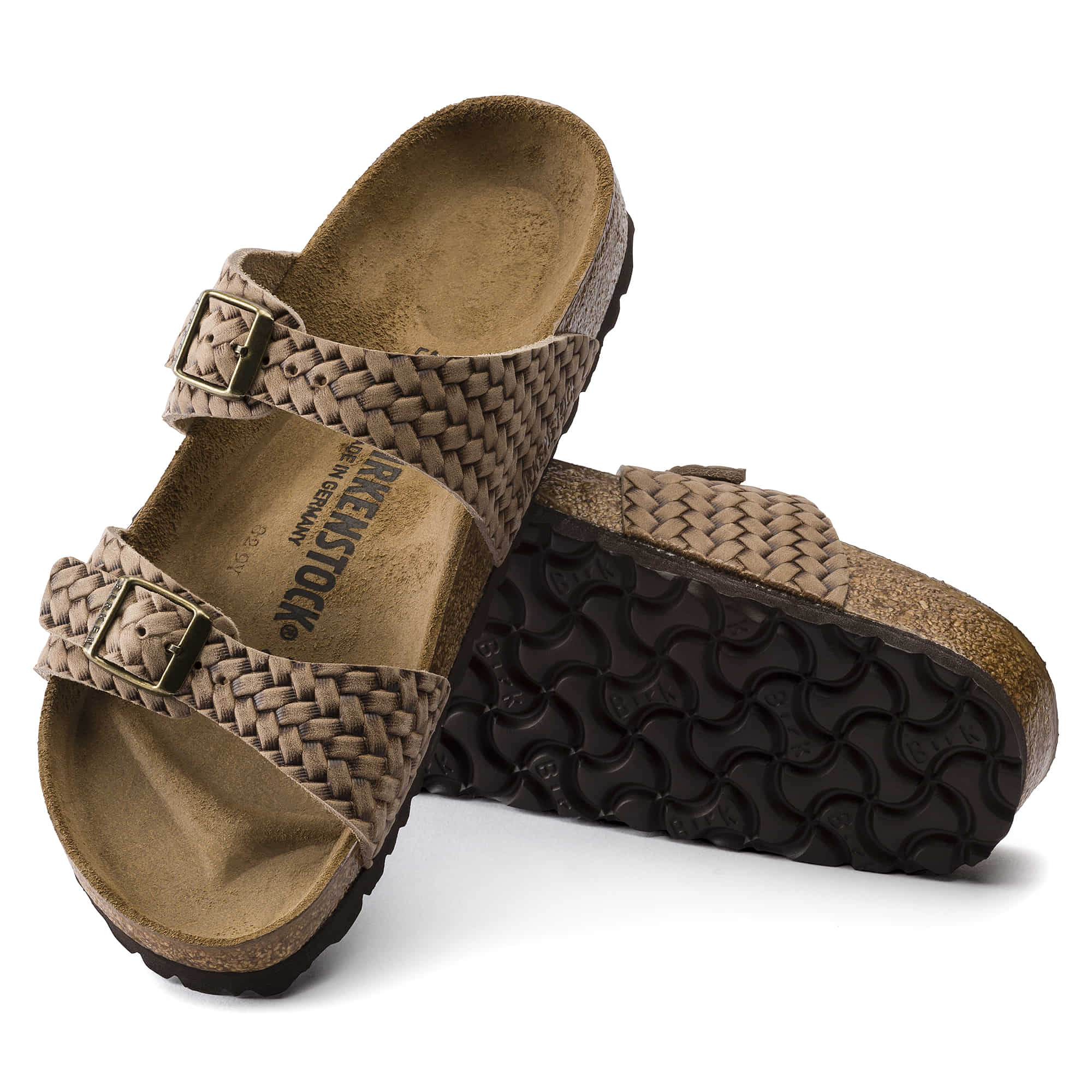 Birkenstock Sydney Embossed Grained Oiled Leather