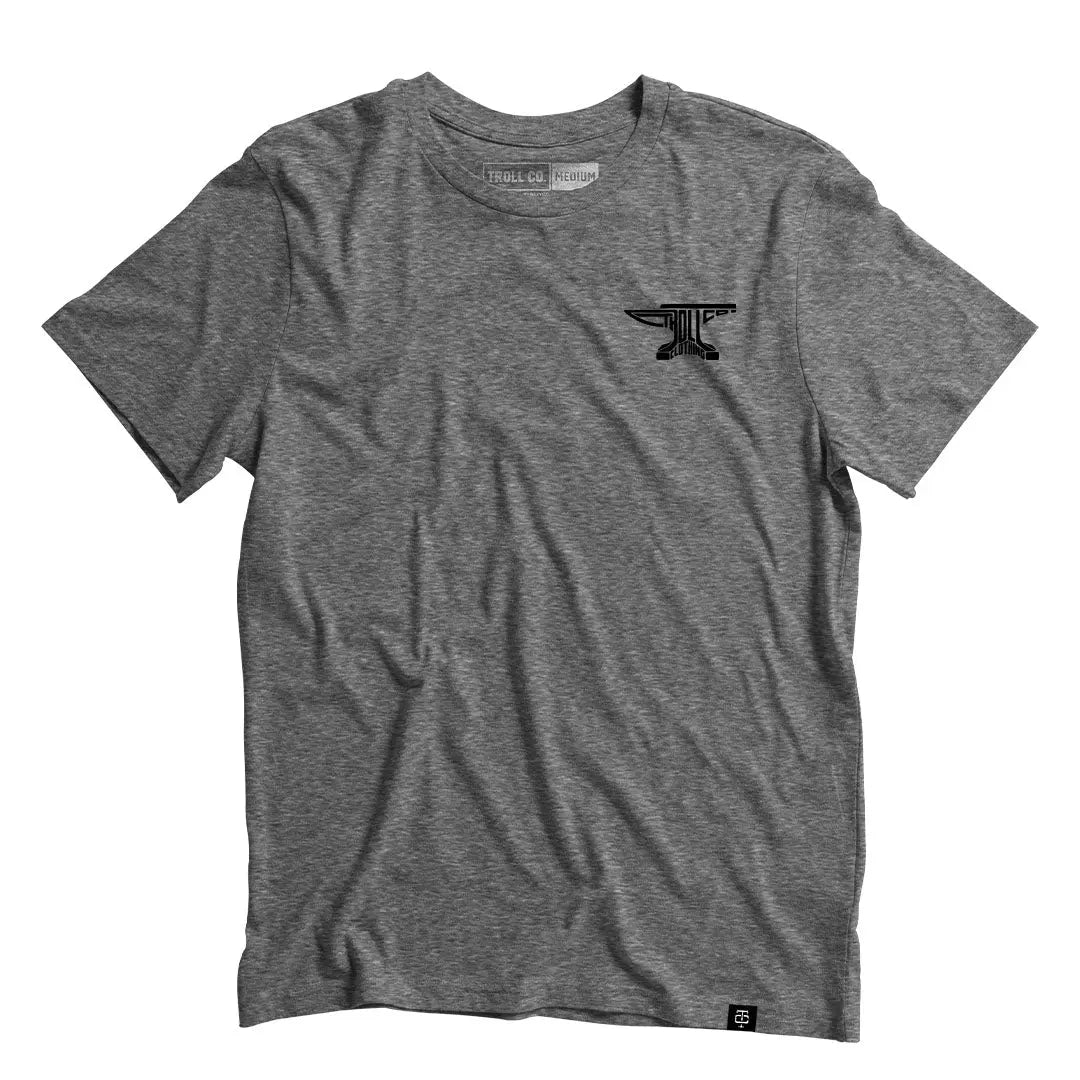 Radial Anvil Tee – Dark Nickel