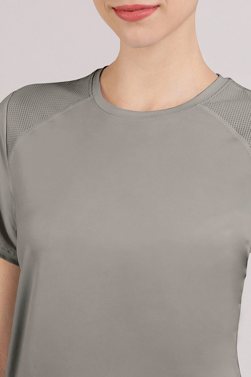 Amante Energize Active Tee - Ultimate Grey - view 5