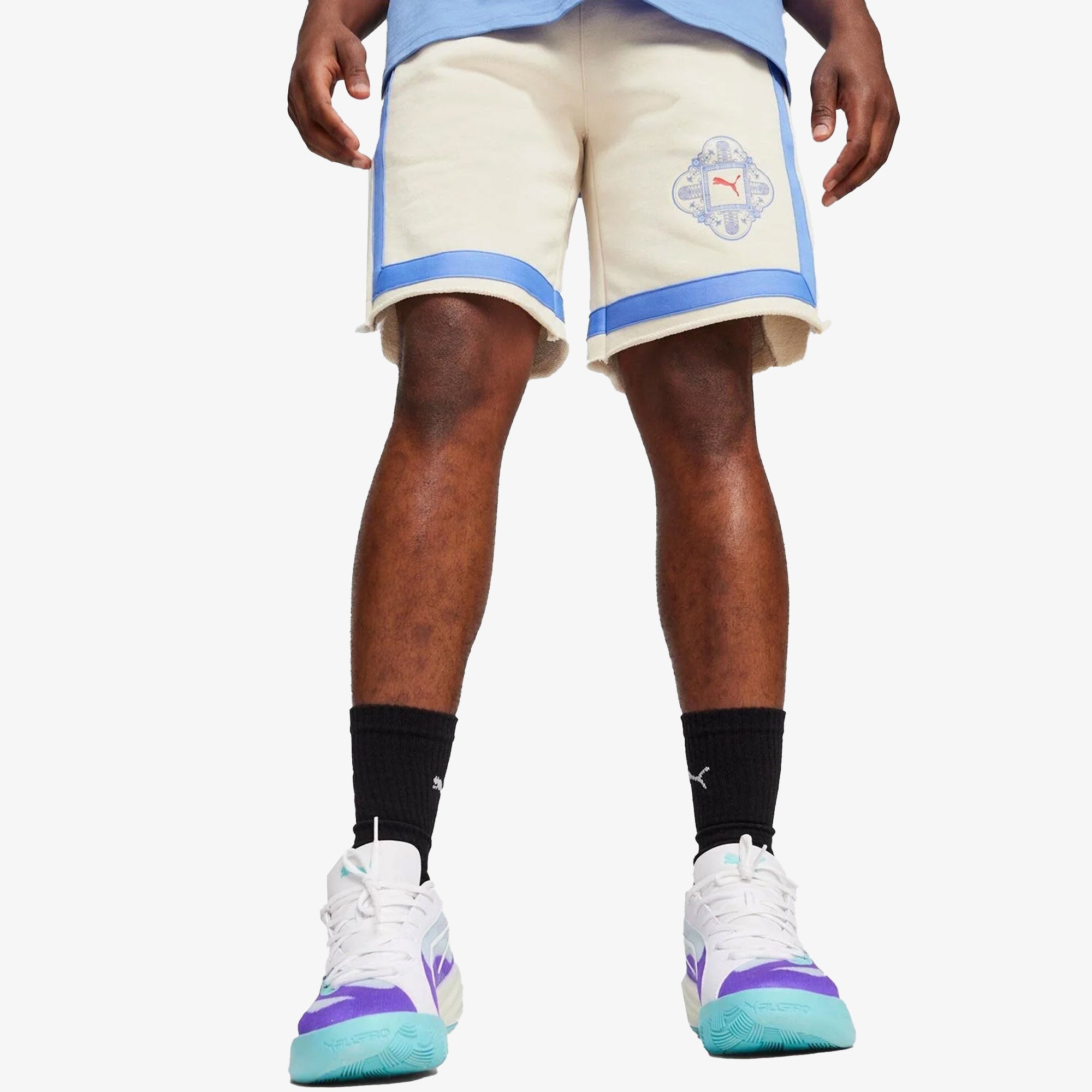 Puma | Superstition Basketball Terry Shorts { Alpine Snow