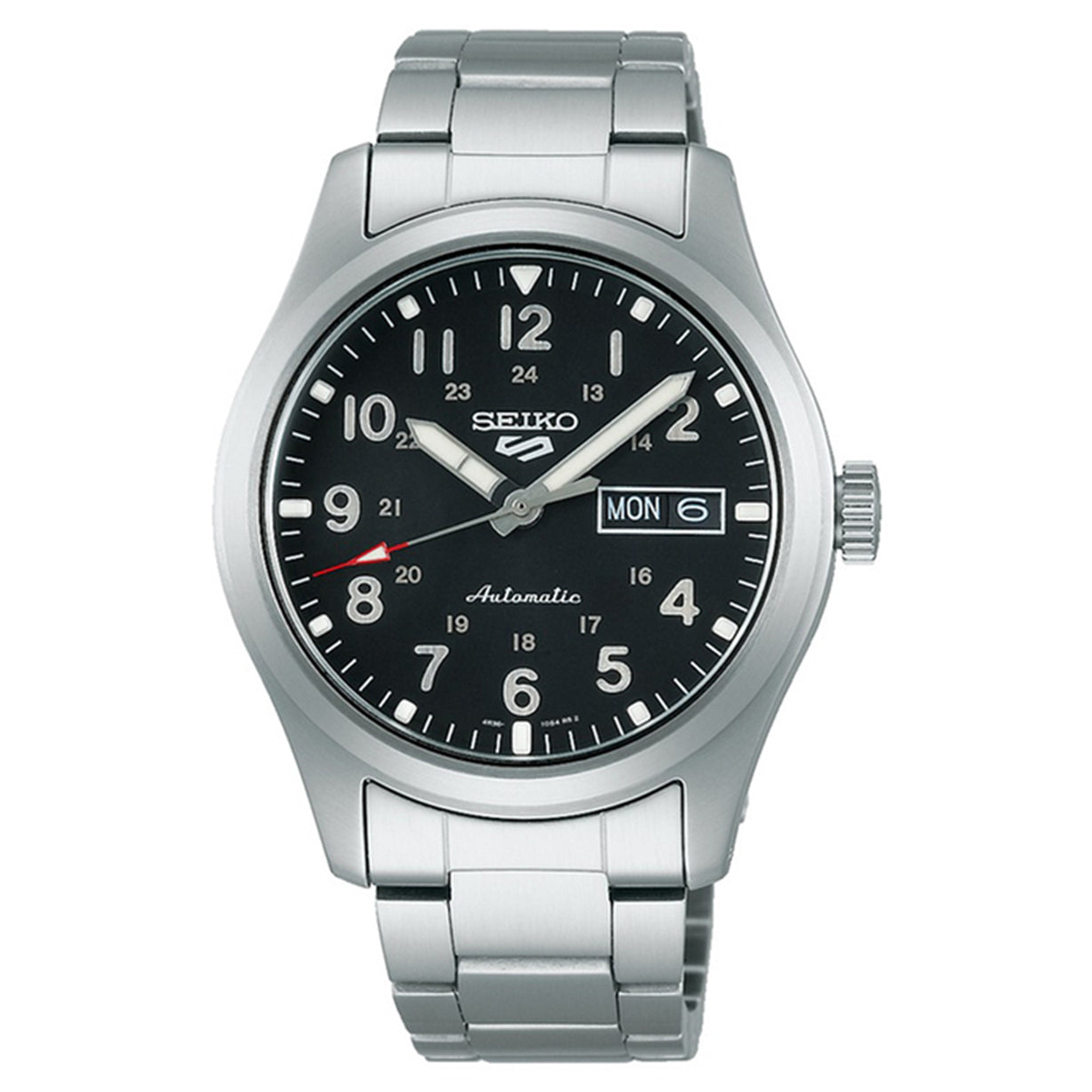 Seiko 5 Sports Black Dial Men 39mm - view 2