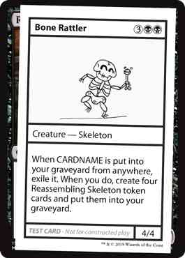 No symbol 35 – Magic Bone Rattler - No Symbol [35] [Mystery Booster Playtest Cards 2021] [Non-Foil]