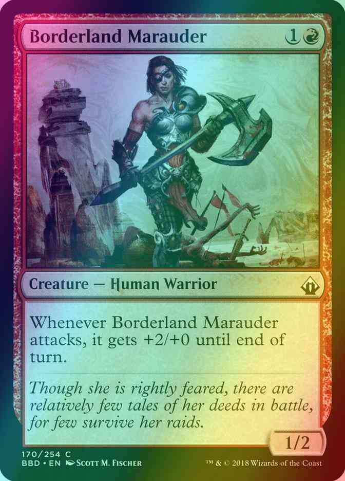 Borderland marauder 170 – Magic Borderland Marauder [170] [Battlebond] [Foil]