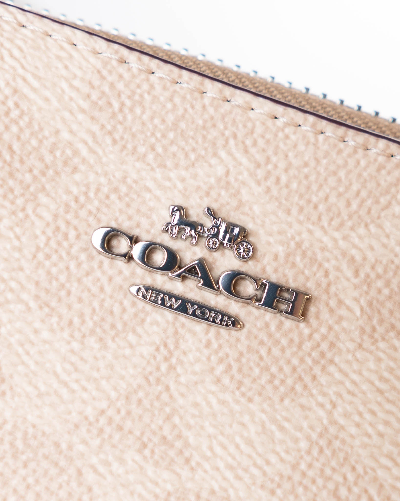 Coach Nolita 19 In Signature Canvas - Sand/Chalk -DS - view 5