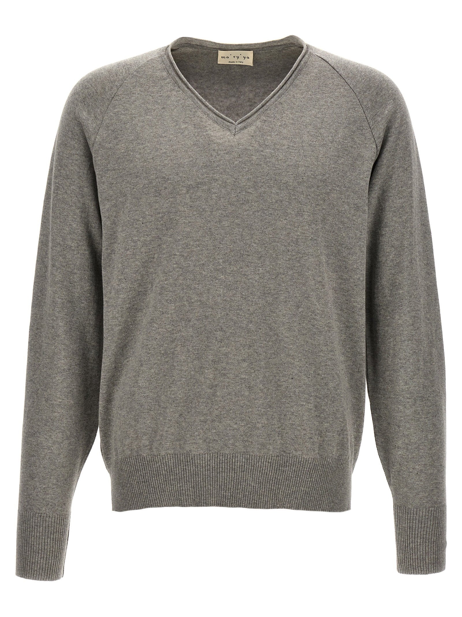 Ma'ry'ya V-neck Sweater – 100% cotton