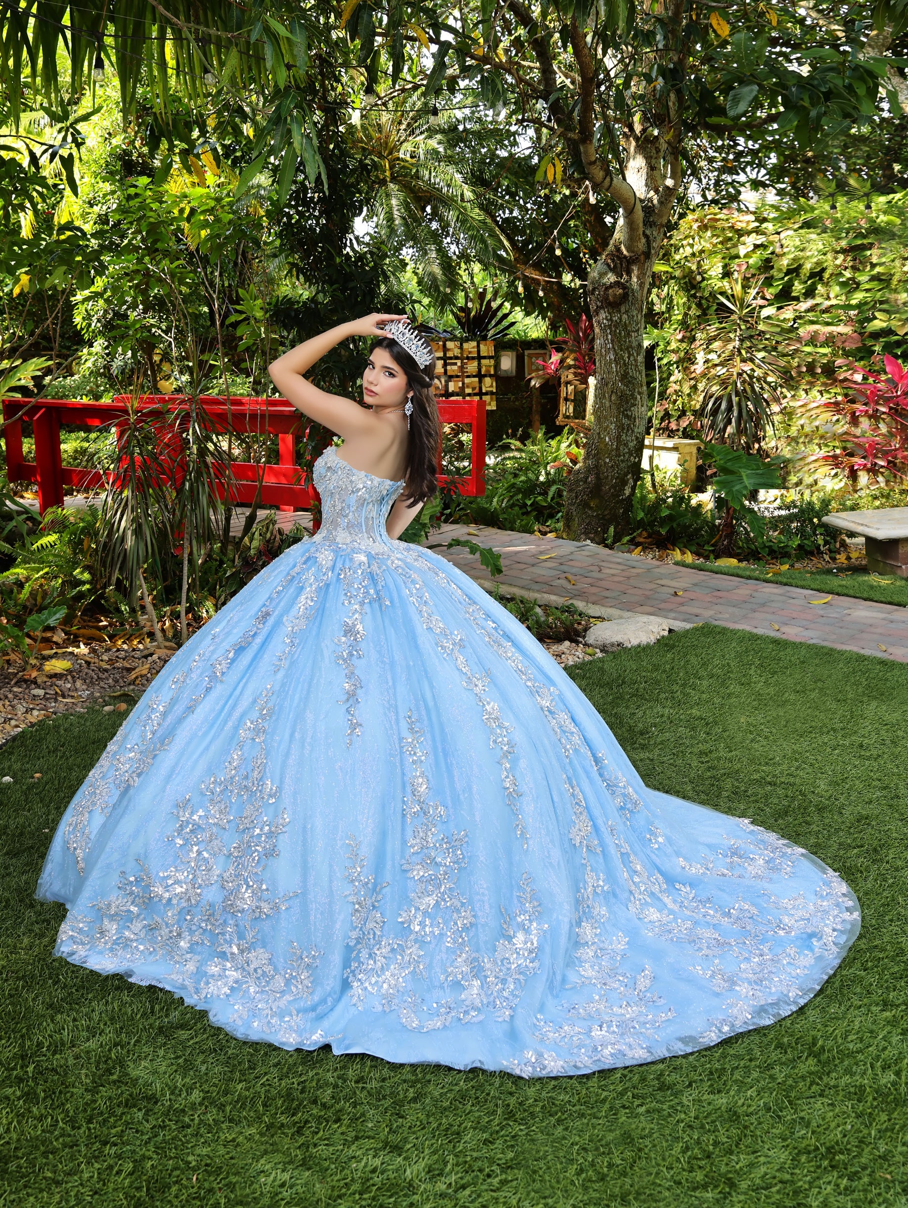 House of Wu Fiesta Gowns Sweetheart Corset Ball Gown by LizLuo Fiesta 56534 - view 2