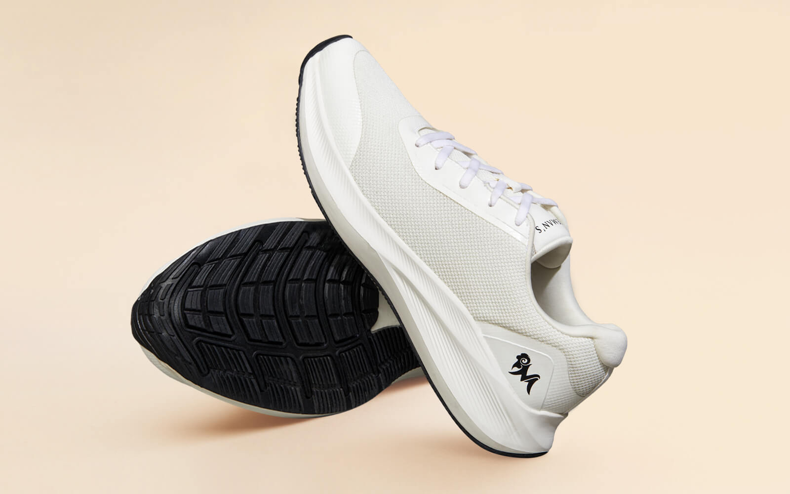 Neeman's Casual Trainers : Classic Ivory - view 6