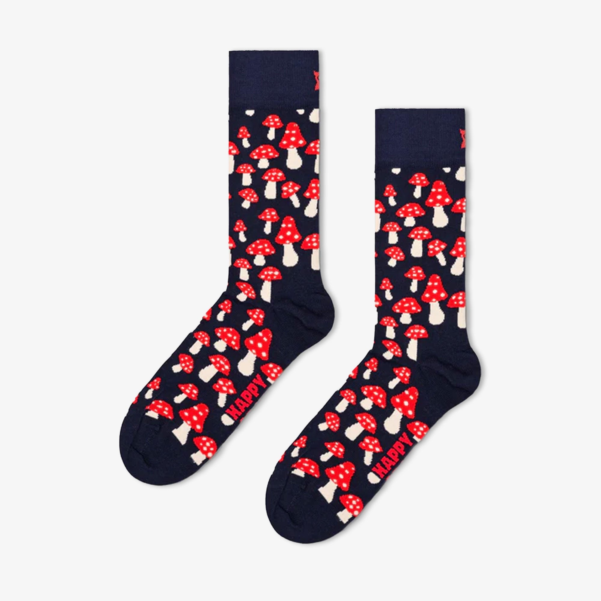 Happy Socks | MUSHROOM SOCK { NAVY