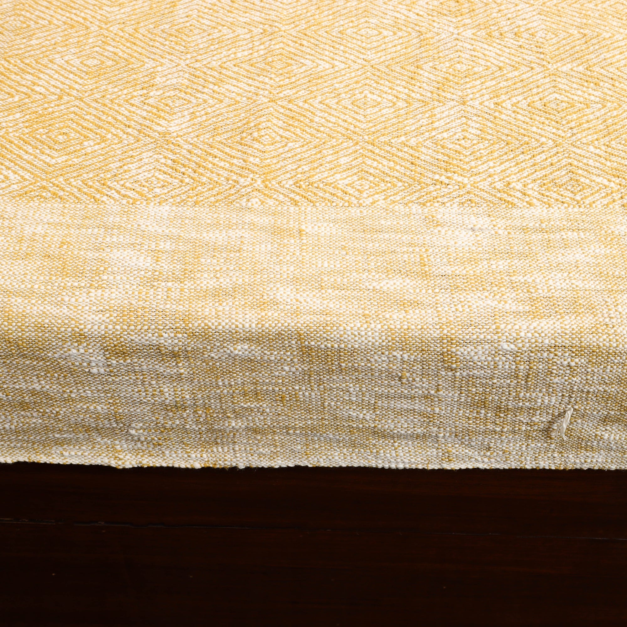 HANDLOOM VIRASAT Beige - Pure Handloom Cotton Double Bed Cover from Bijnor 20 - view 3