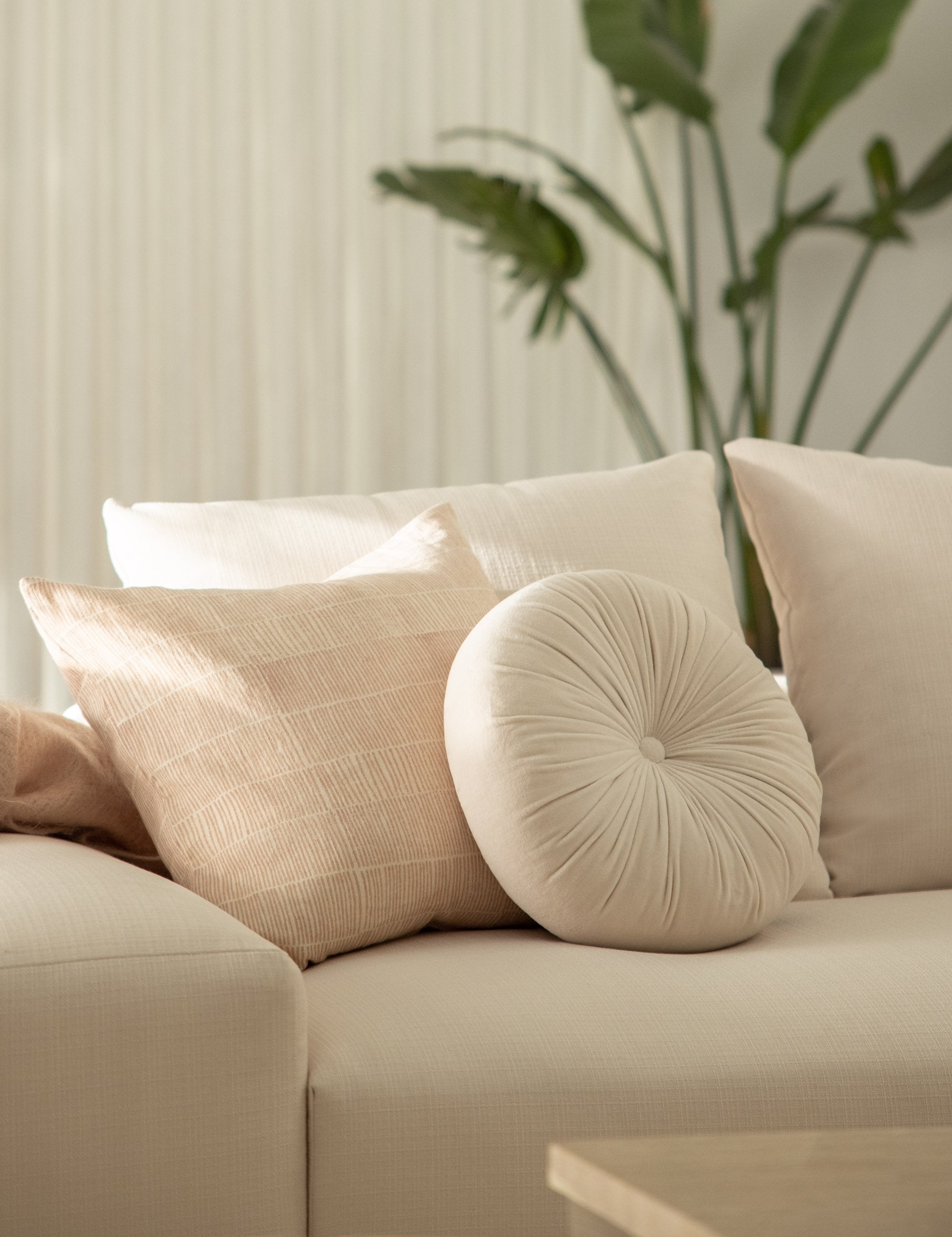 Lulu and Georgia Monroe Velvet Round Pillow - view 23