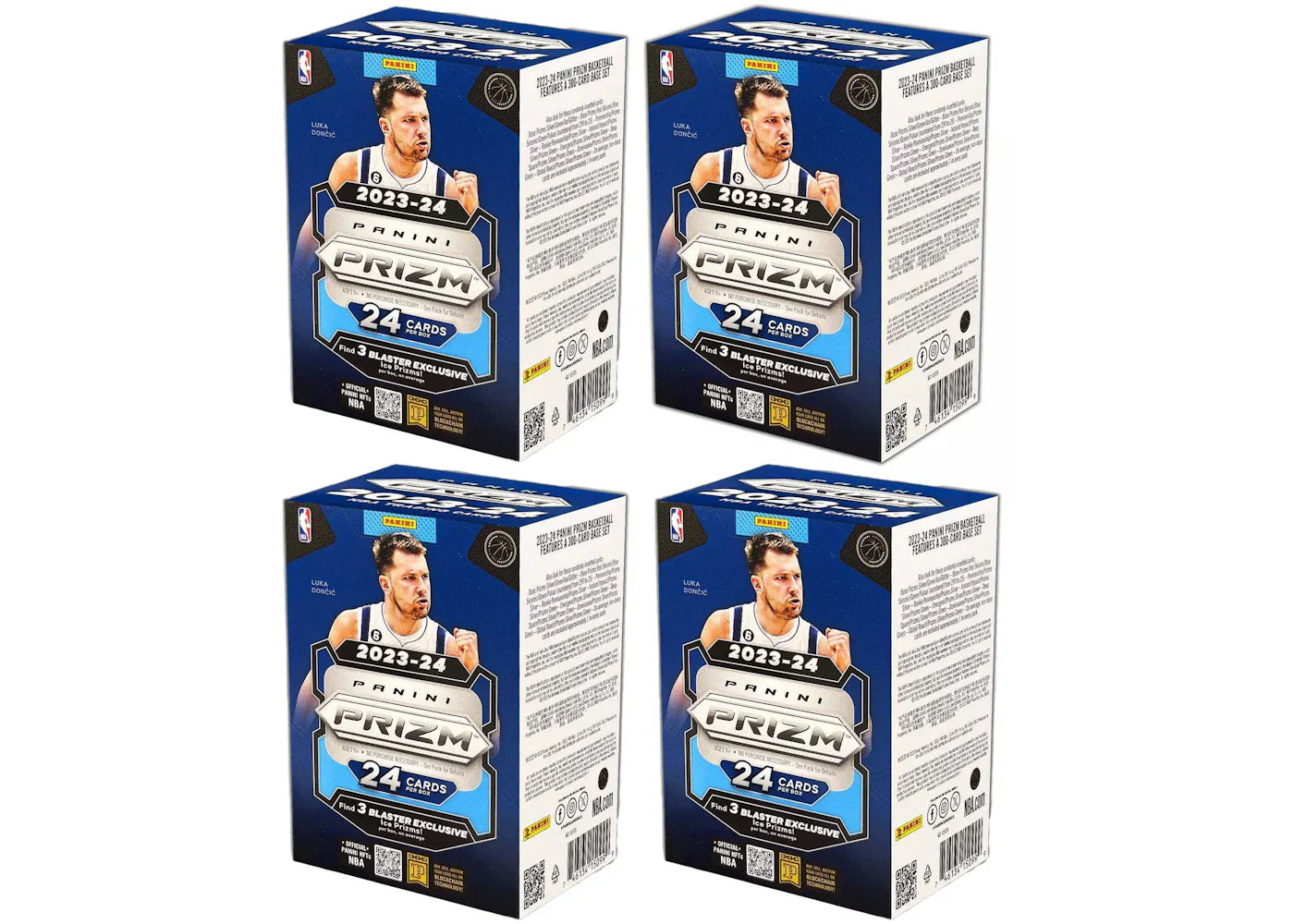2023-24 Panini Prizm Basketball Blaster Box (Ice Prizms) 4x Lot