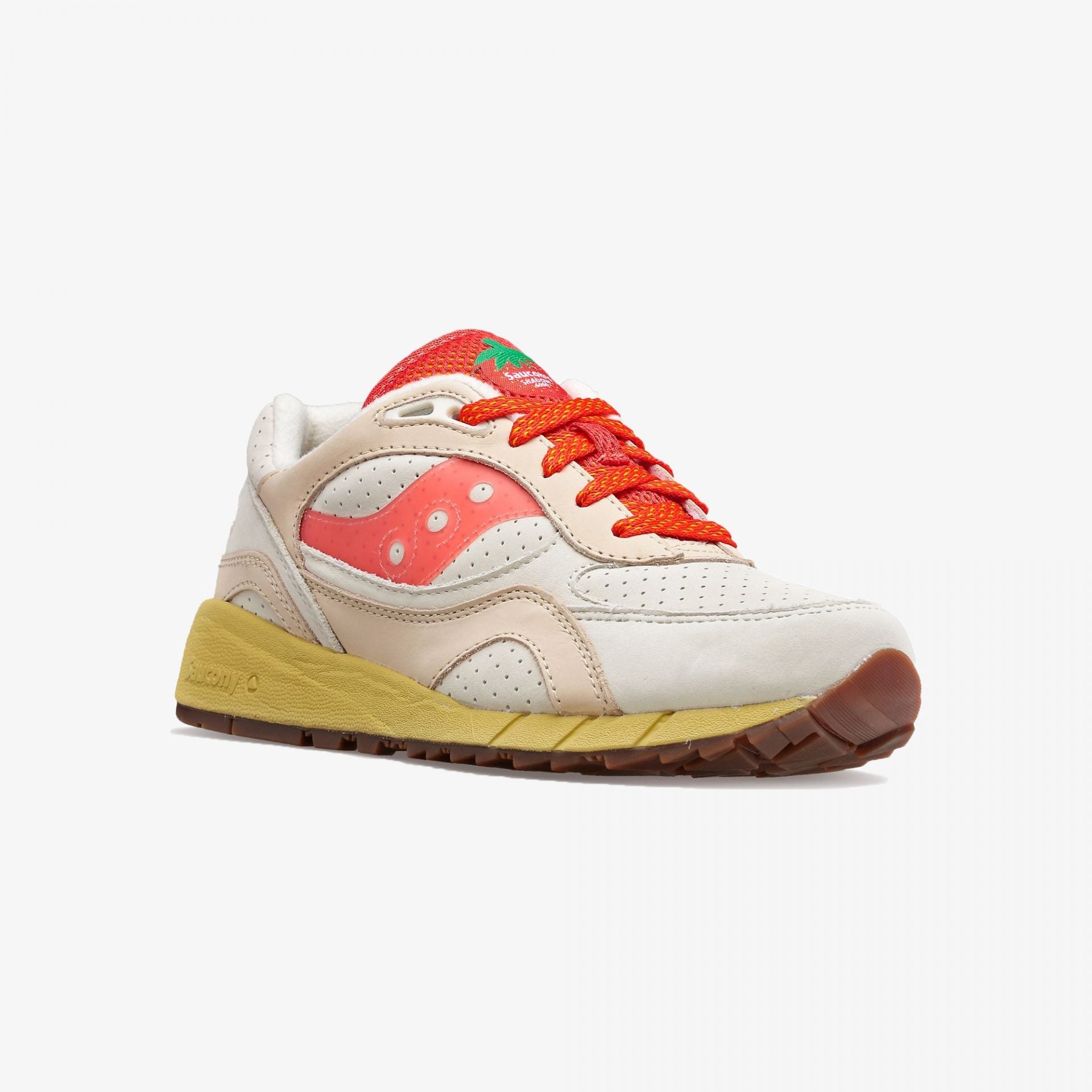 Saucony Originals | SHADOW 6000 NEW YORK { BEIGE/RED