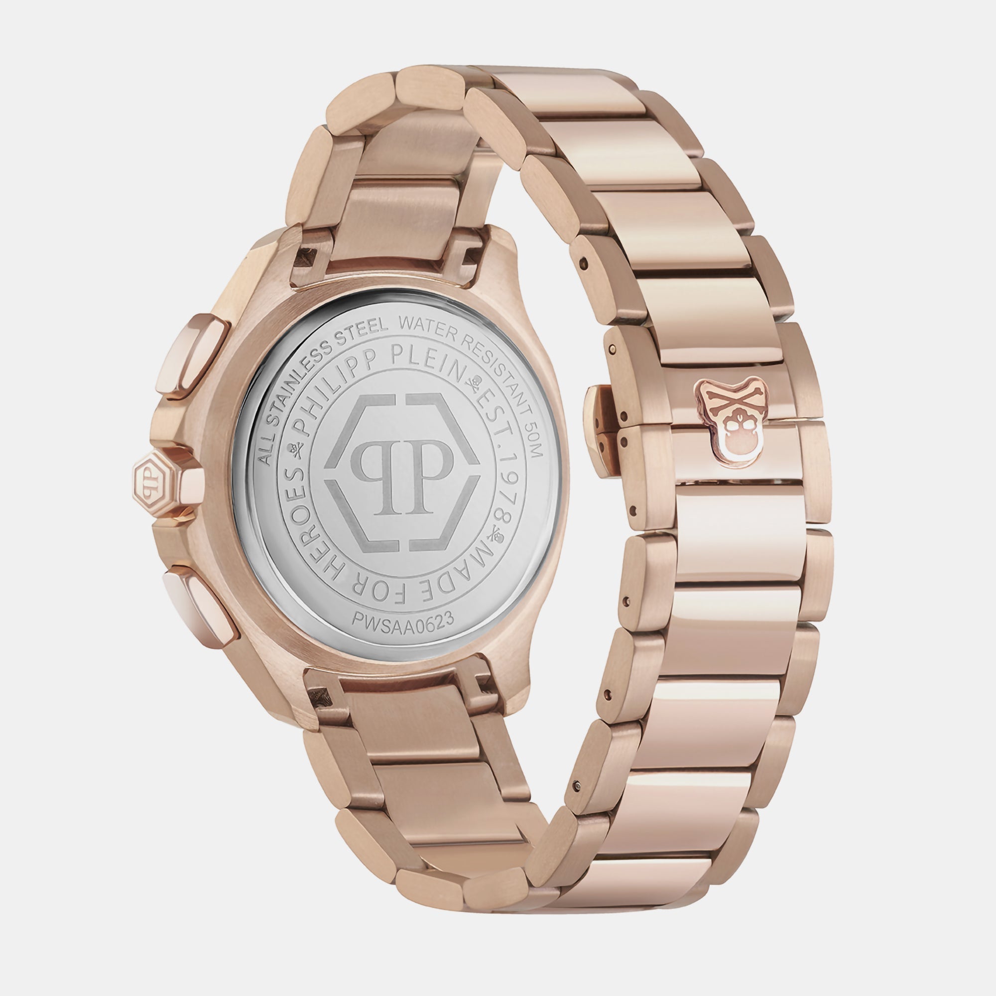 Philipp Plein High-Iconic Men Quartz Brown Dial Chronograph Stainless Steel Watch PWSAA0623 - view 3