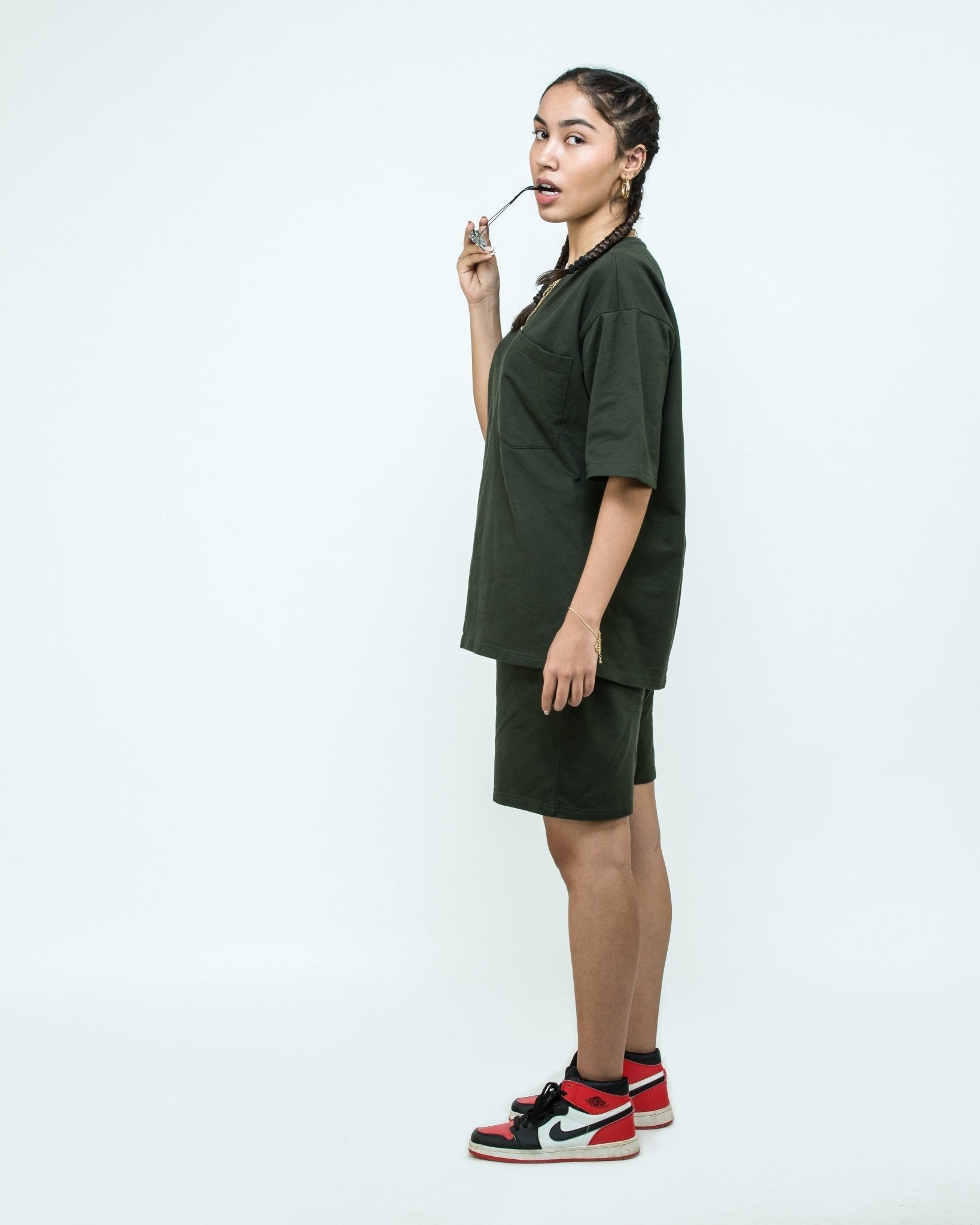 Instinct First Oversized T-Shirt - Safari Kombu - view 5
