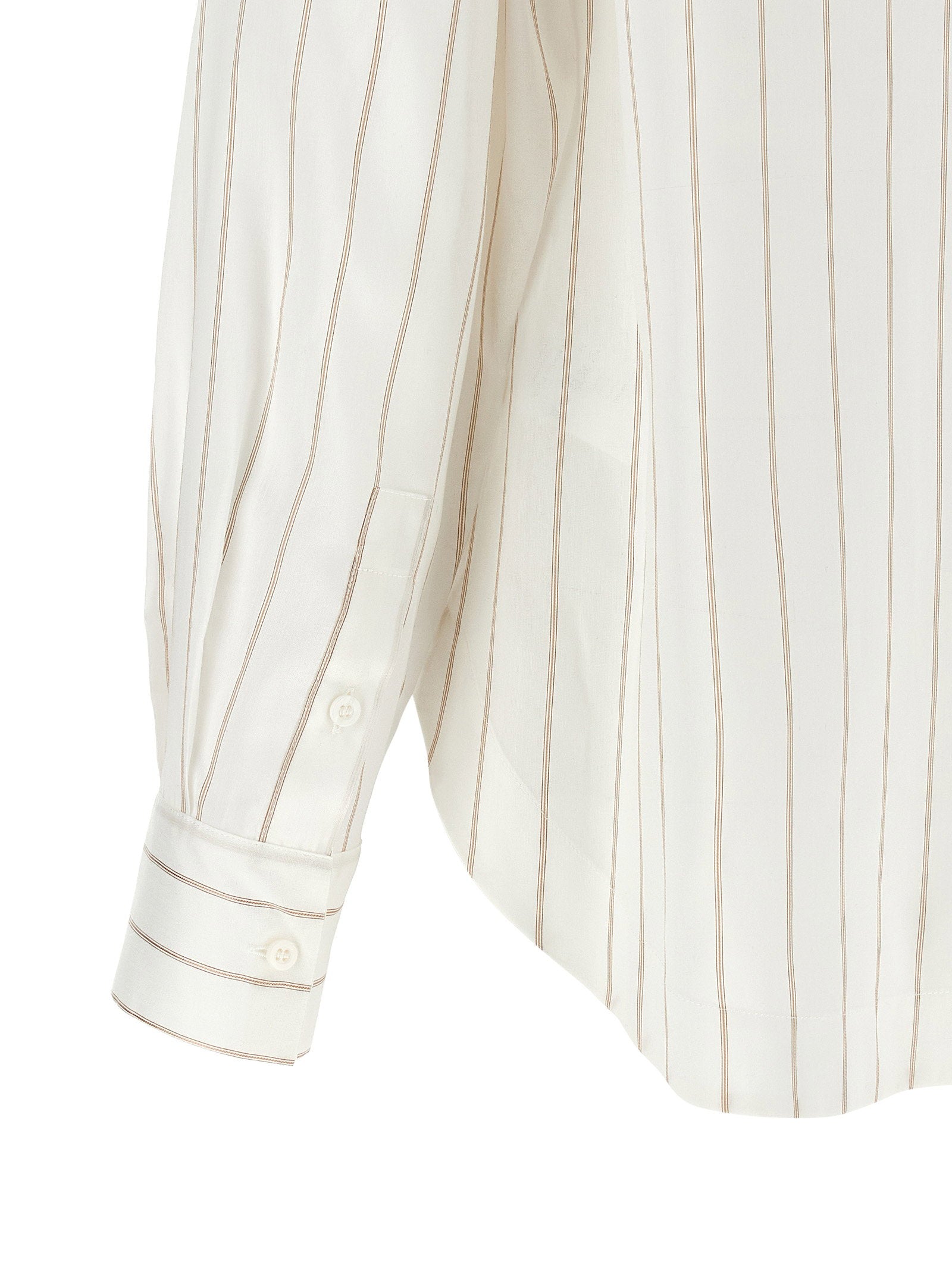 Peserico Striped Shirt – 88% lyocell 12% silk - view 4