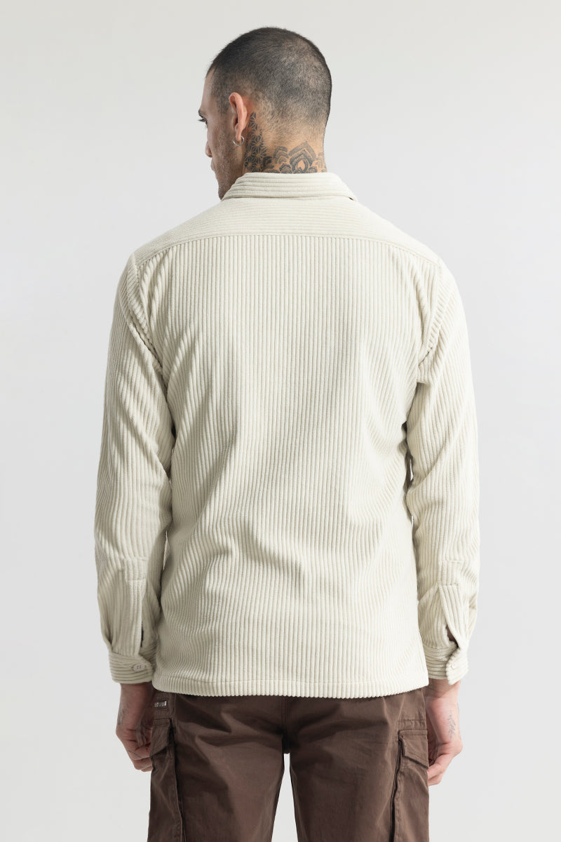SNITCH Cozy Cord Cream Shirt - view 7