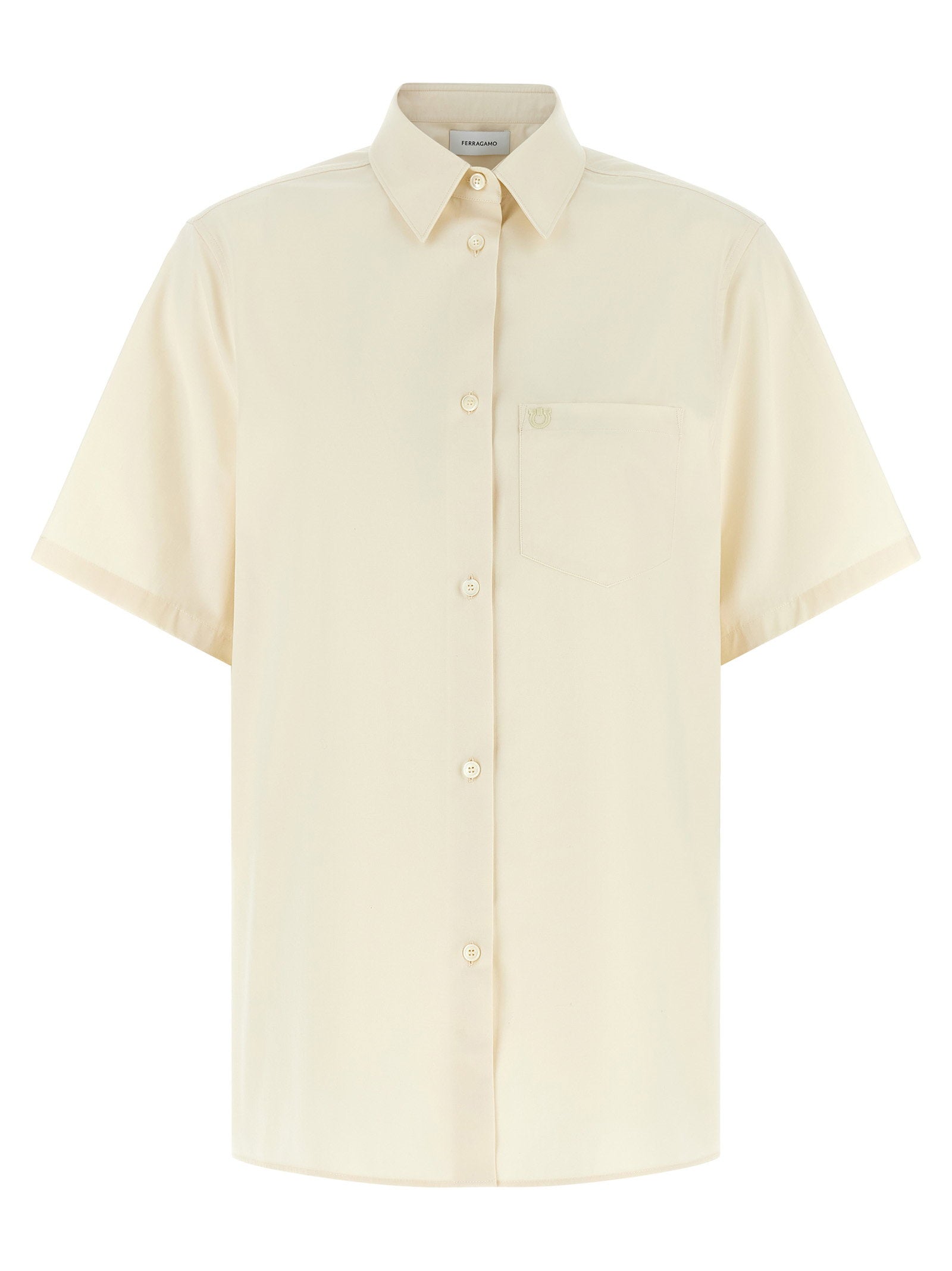 Ferragamo Gancini Shirt – 91% cotton 9% silk