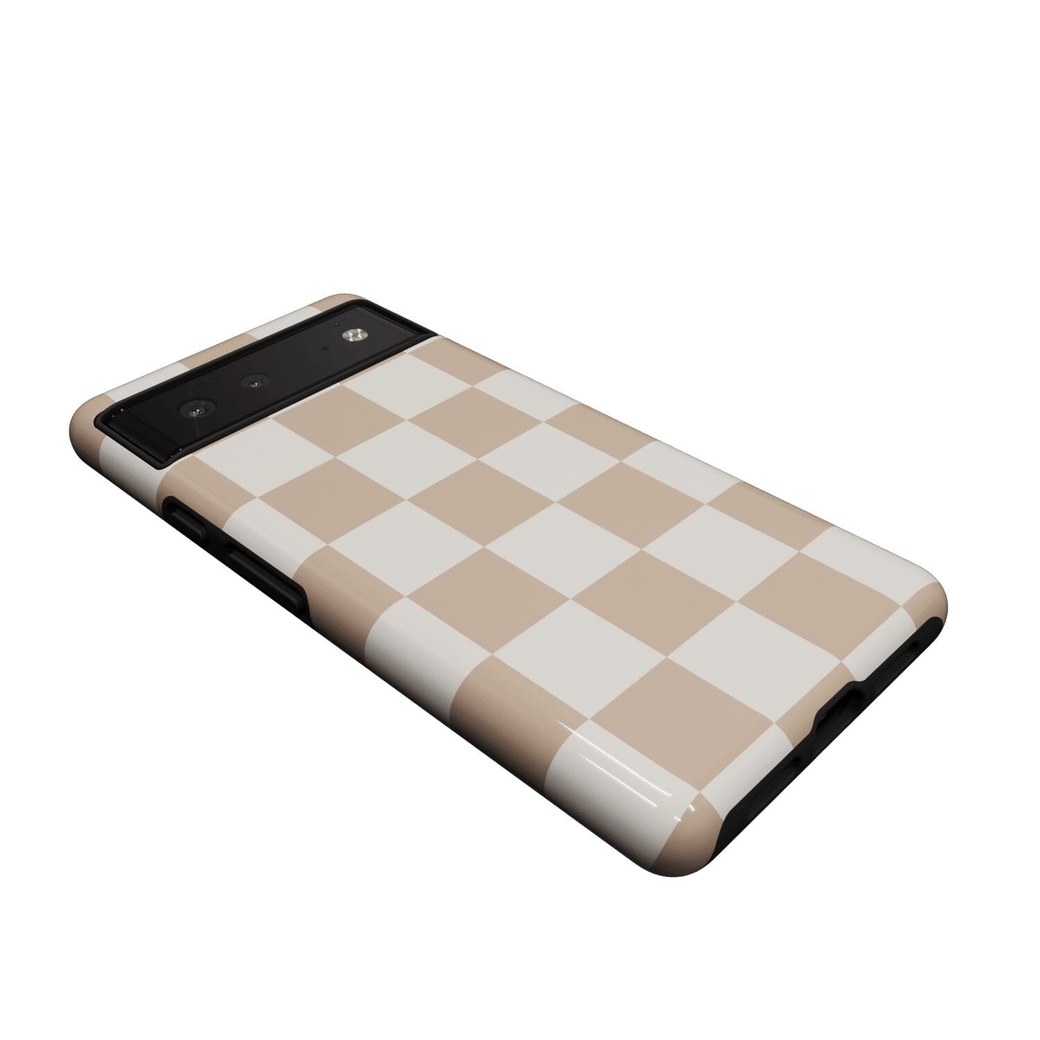 Casetry Fit Check | Neutral Checkerboard Google Pixel Case - view 2