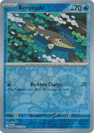 Common sv10-062 reverse – Pokémon Arrokuda - 062/182 - Common [sv10-062] [Reverse Holo]