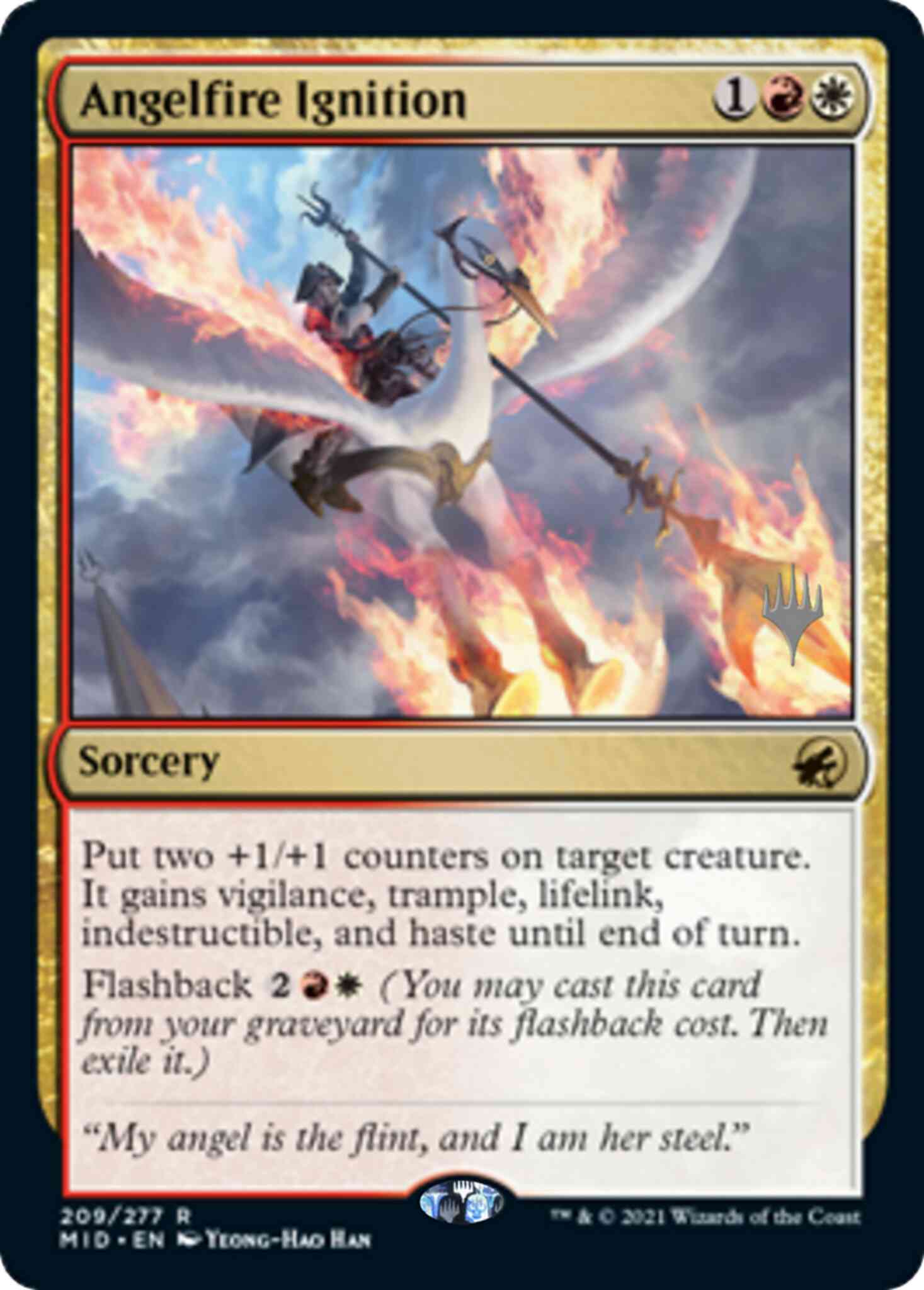 Angelfire ignition promo – Magic Angelfire Ignition [Promo Pack] [209p] [Innistrad: Midnight Hunt Promos] [Non-Foil]