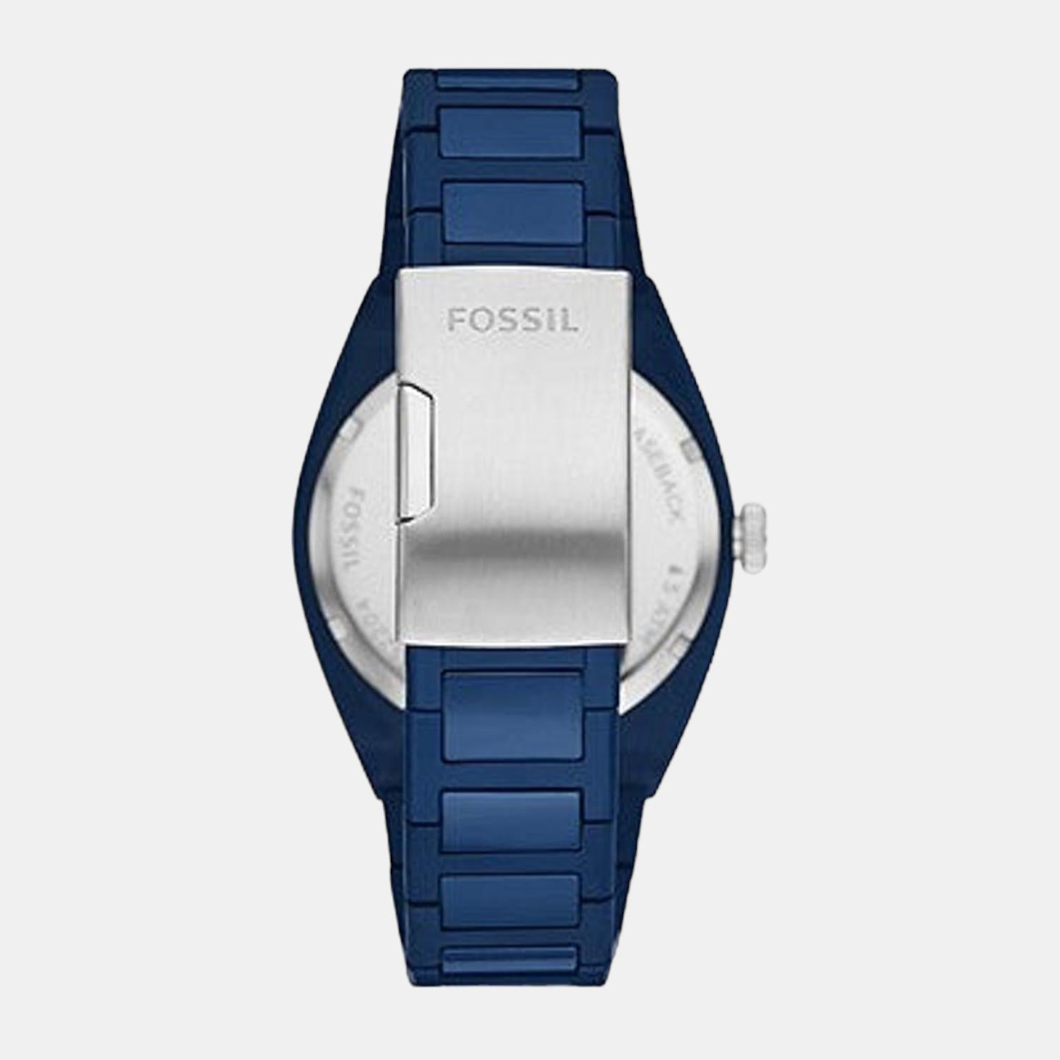 Fossil Everett Men Quartz Blue Dial Analog Ceramic Watch CE5029 - view 3