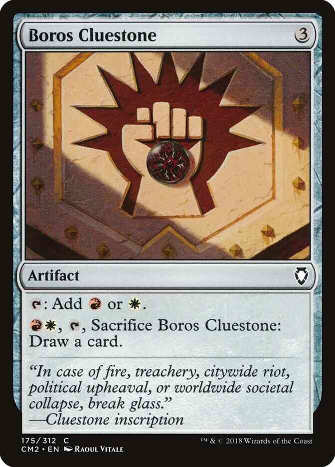 Boros cluestone 175 – Magic Boros Cluestone [175] [Commander Anthology Volume II] [Non-Foil]