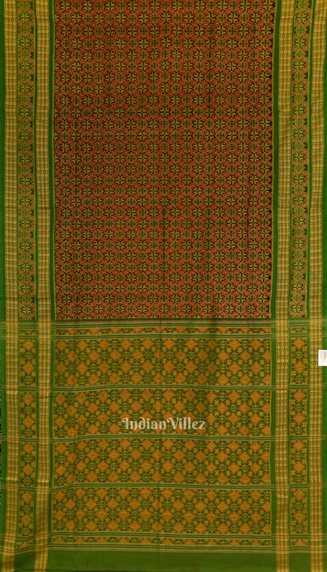 Cotton bapta saree – IndianVillèz Multi Color Pure Sambalpuri Ikat Silk*Cotton (Bapta) Saree