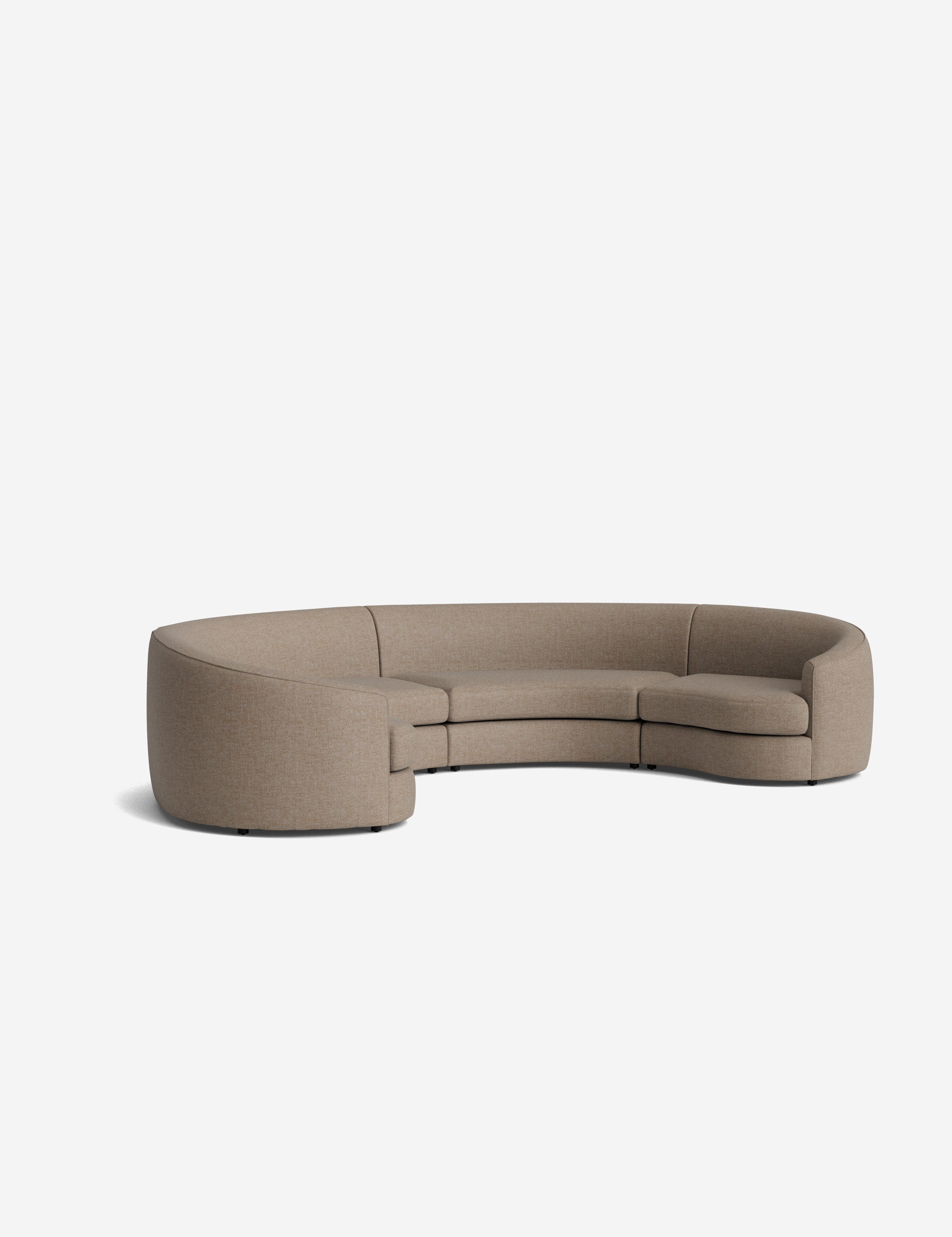 Lulu and Georgia Imada Modular Curved Sectional Sofa - view 133