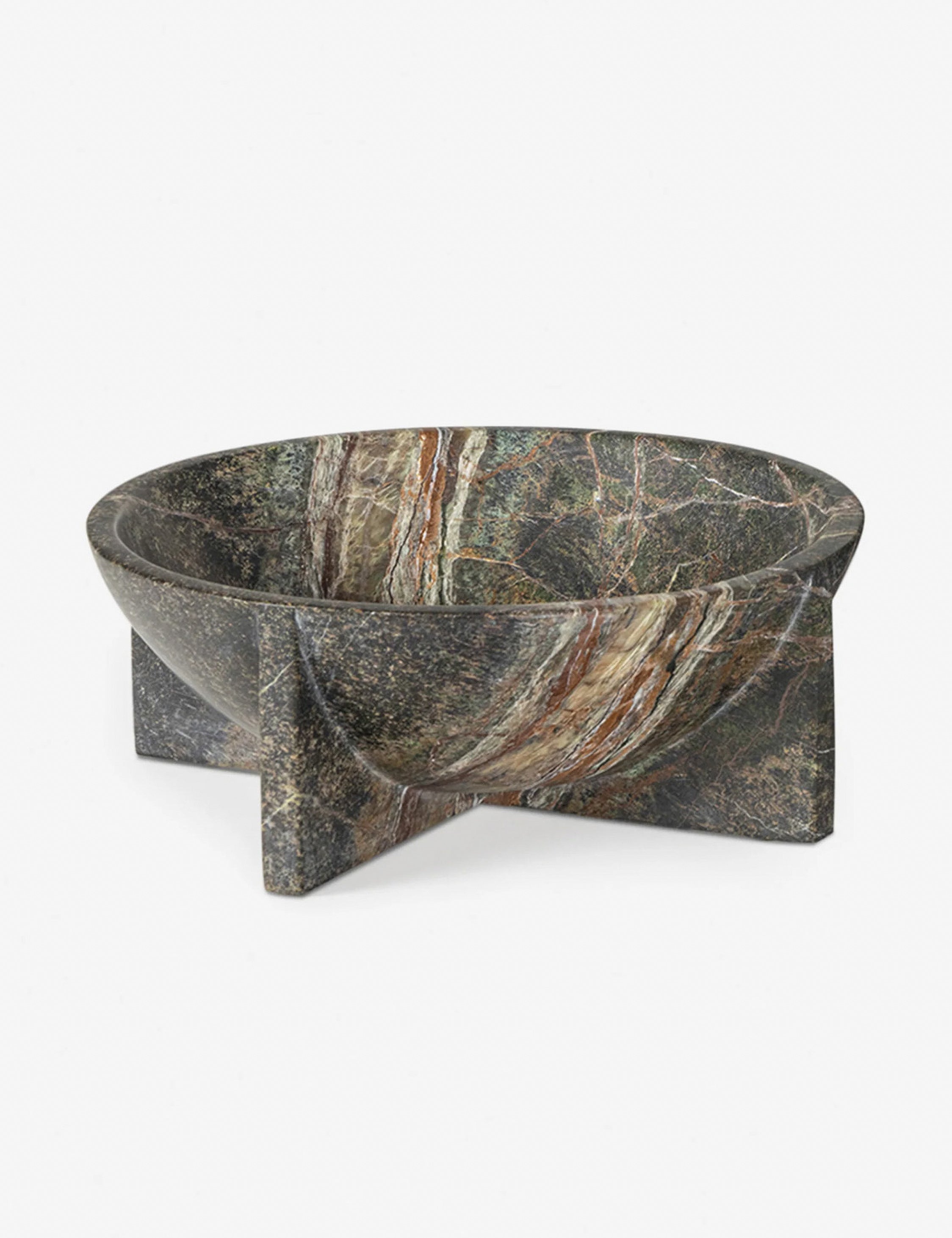 Lulu and Georgia Tribune Marble Bowl by Regina Andrew - view 2