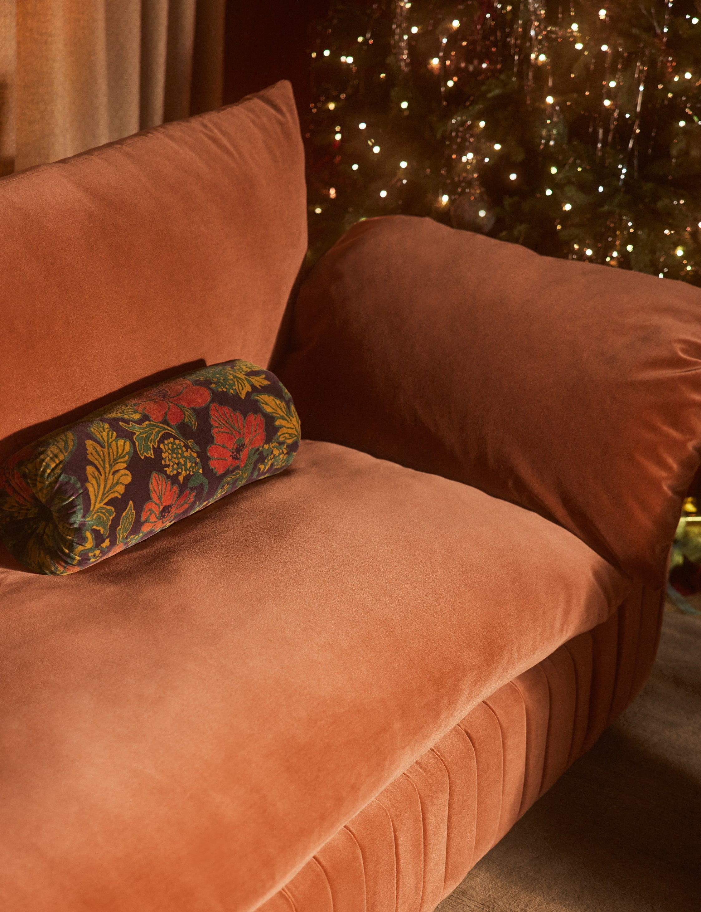 Lulu and Georgia Agnetha Velvet Pillow – Boysenberry - view 9