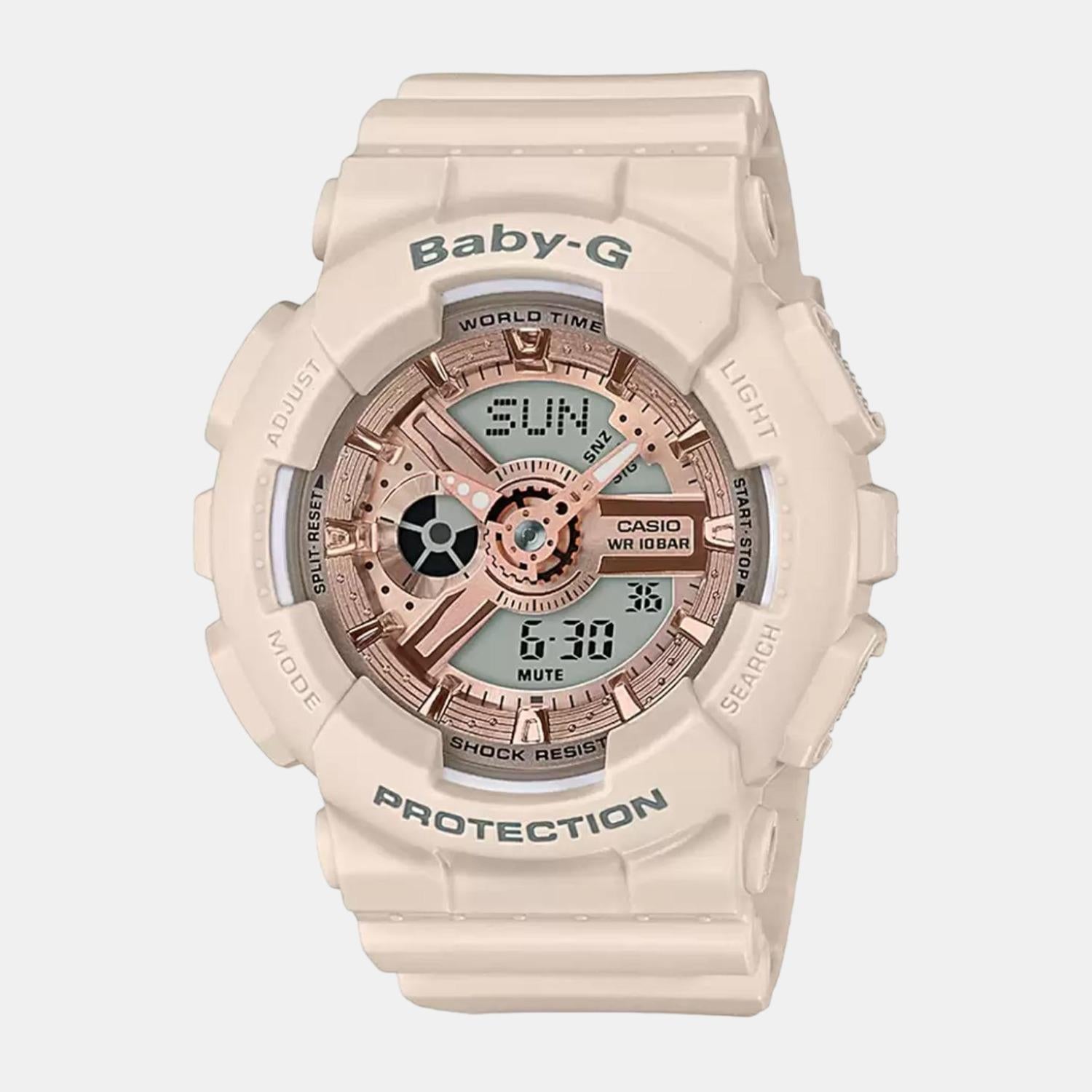 Casio Baby-G Women Quartz Gold Dial Analog-Digital Resin Watch BX123 - view 2