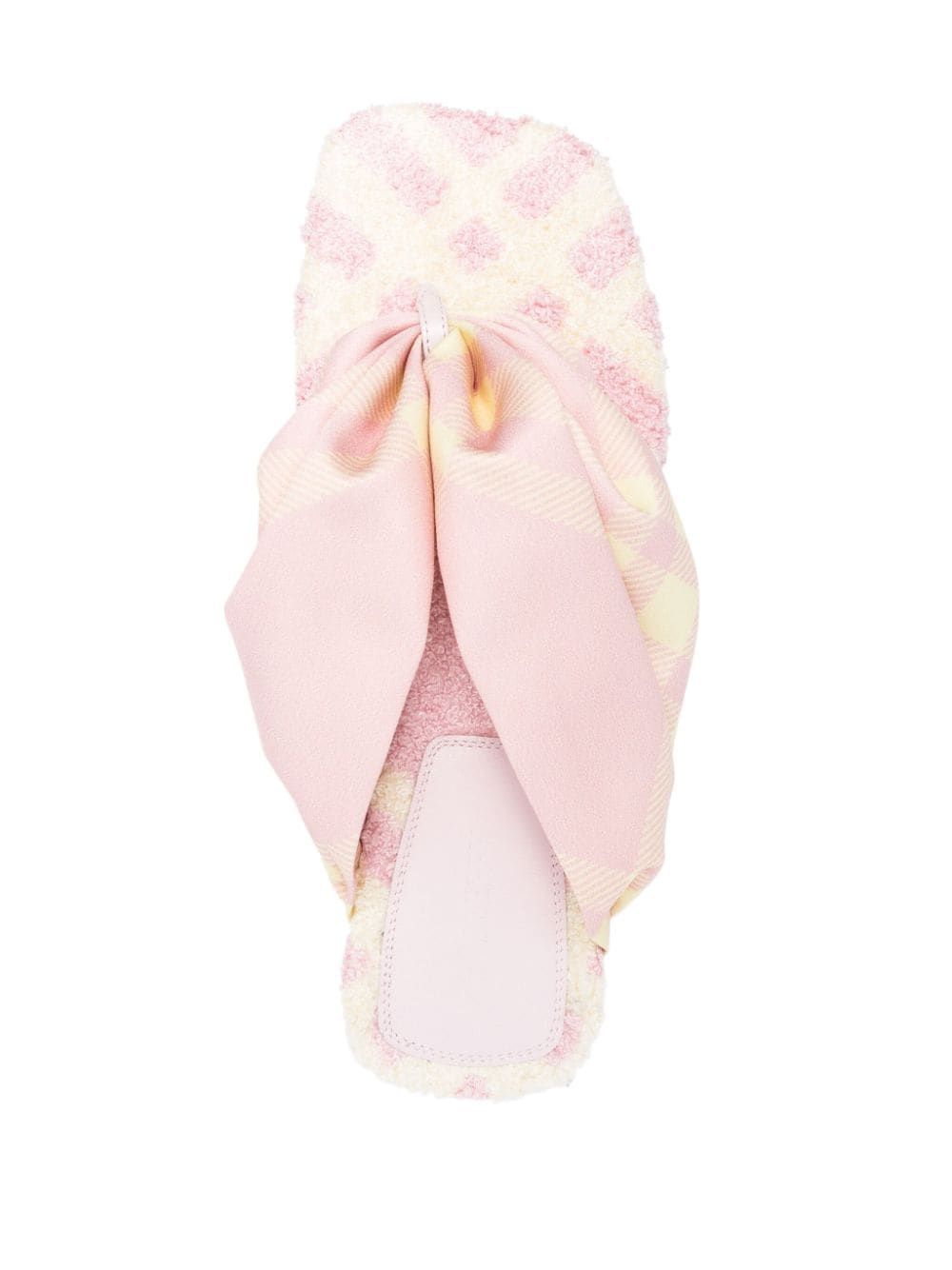 Burberry check thong sandals - view 2