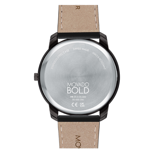 Movado Bold Thin Black Dial Men 42mm - view 2