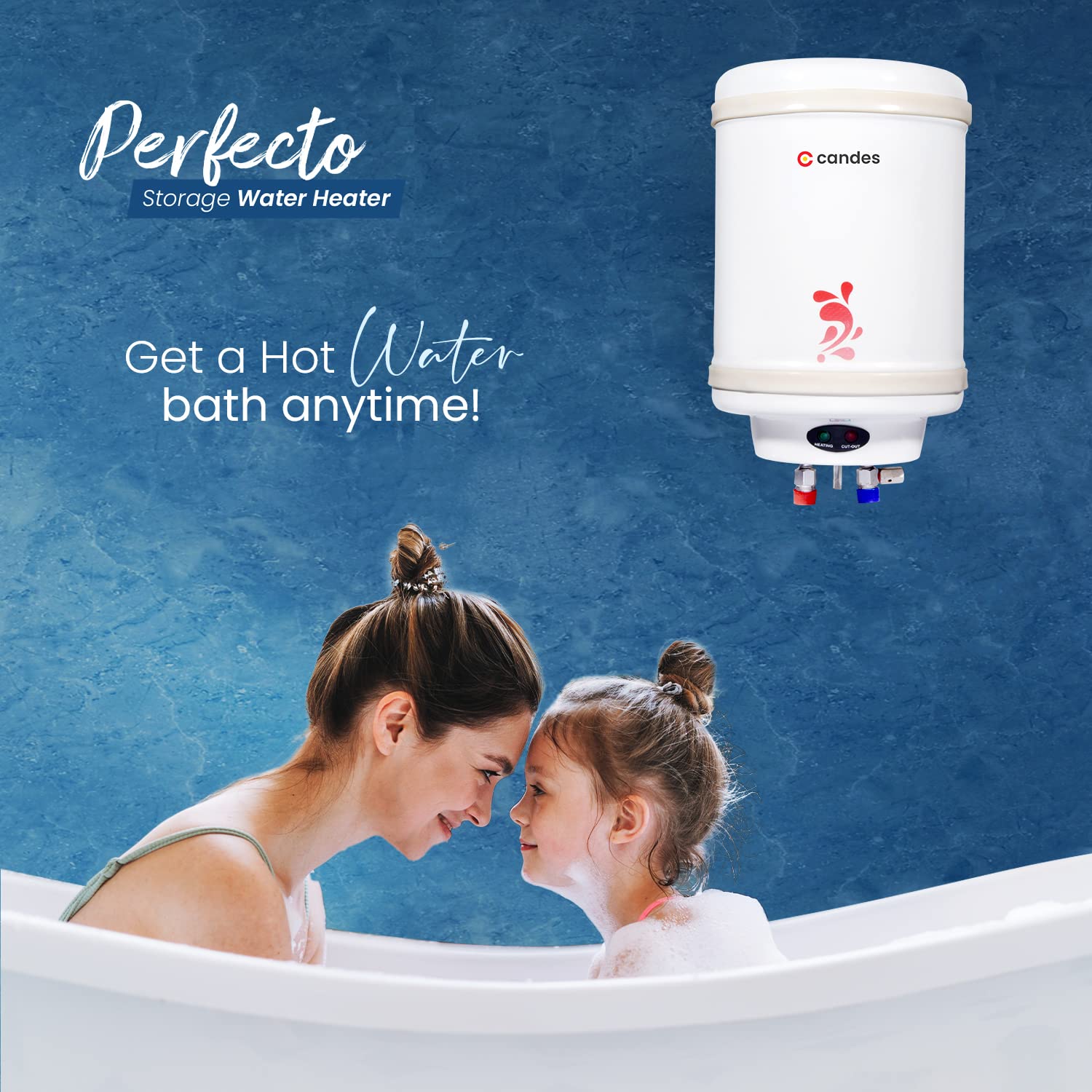 Candes Geyser 10 Litre | 1 Year Warranty | Water Heater for Home, Water Geyser, Water Heater, Electric Geyser, 5 Star Rated Automatic Instant Storage - view 4