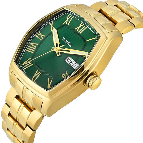 Timex Quartz Green Rectangle Dial Analog Men Watch 38.4mm TWEG25905 - view 2