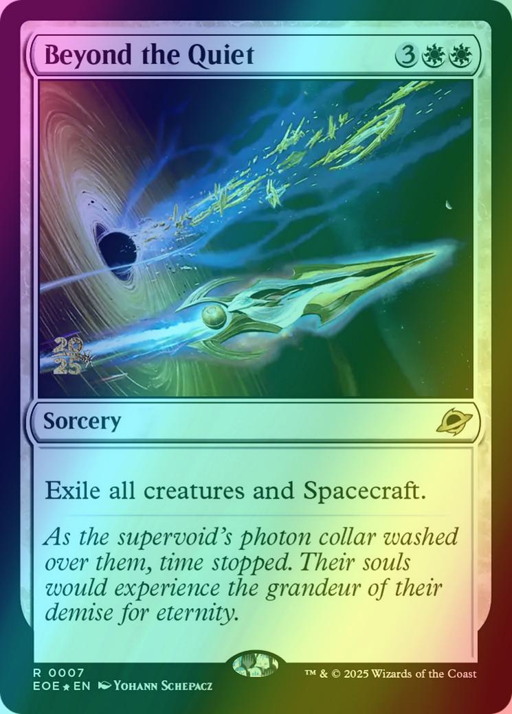 Magic Beyond the Quiet [7s] [Prerelease] [Edge of Eternities: Promos] [Foil]