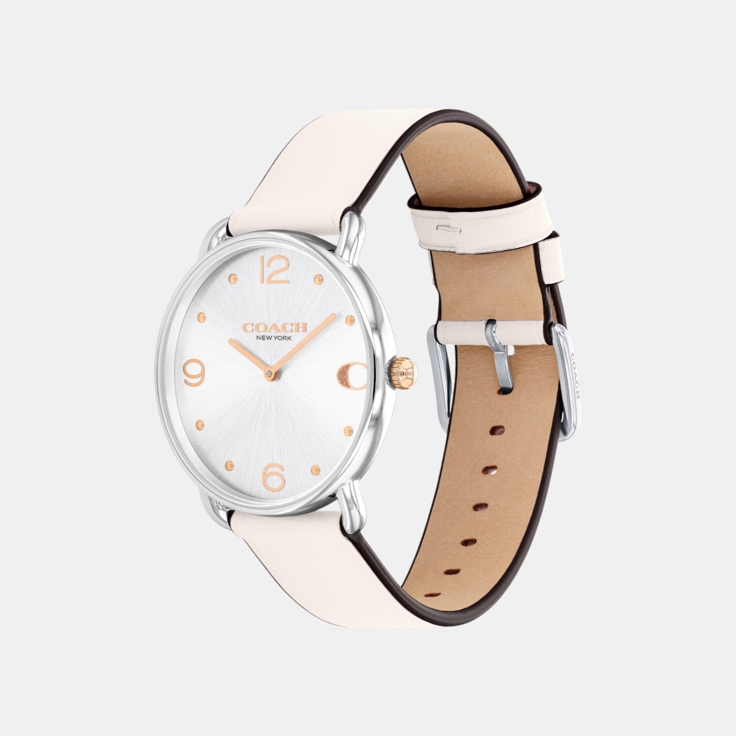 Coach Elliot Women Quartz Silver Dial Analog Leather Watch 14504200 - view 2