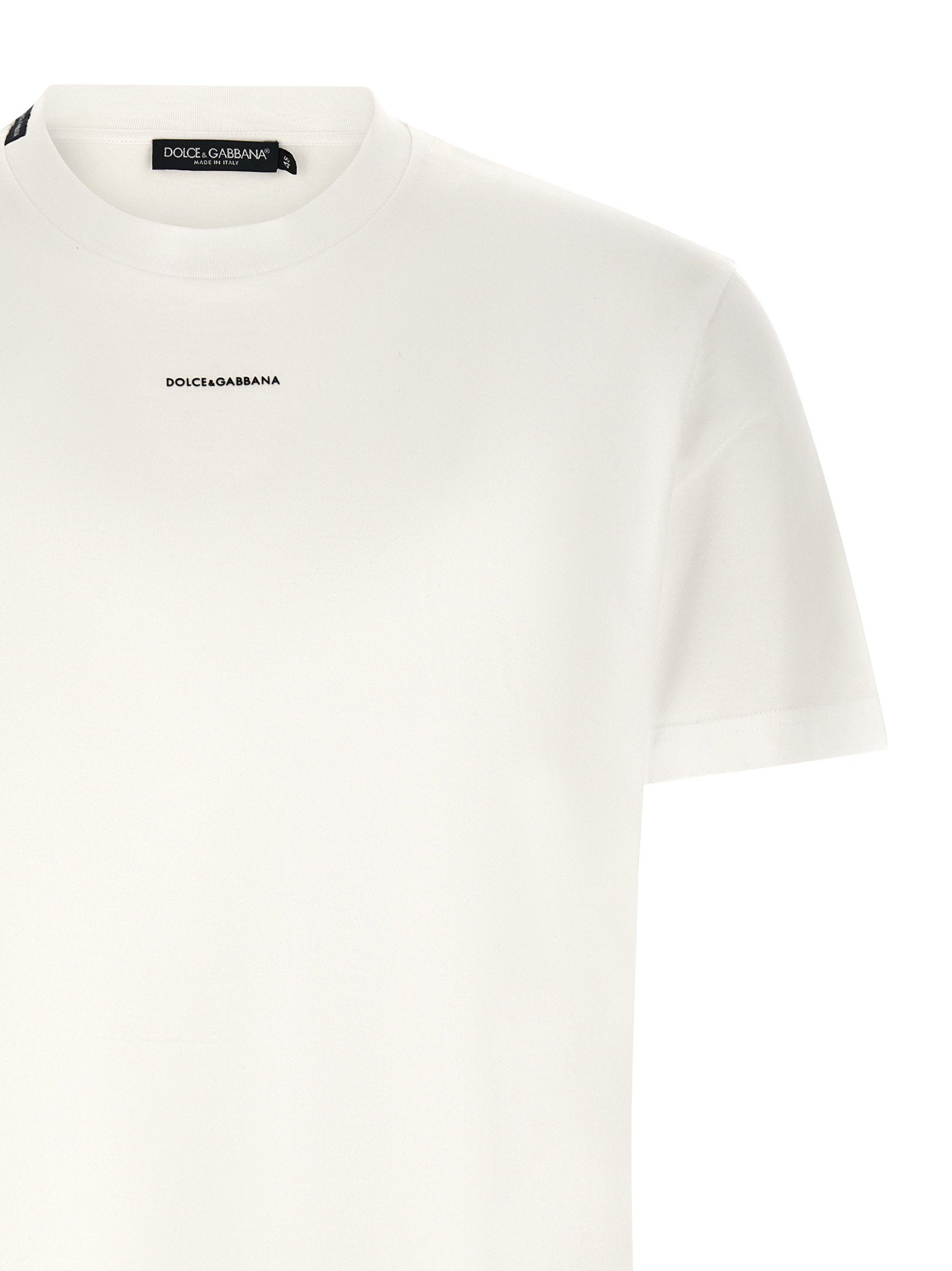 Dolce & Gabbana Mini Logo T-shirt – 100% cotton - view 3