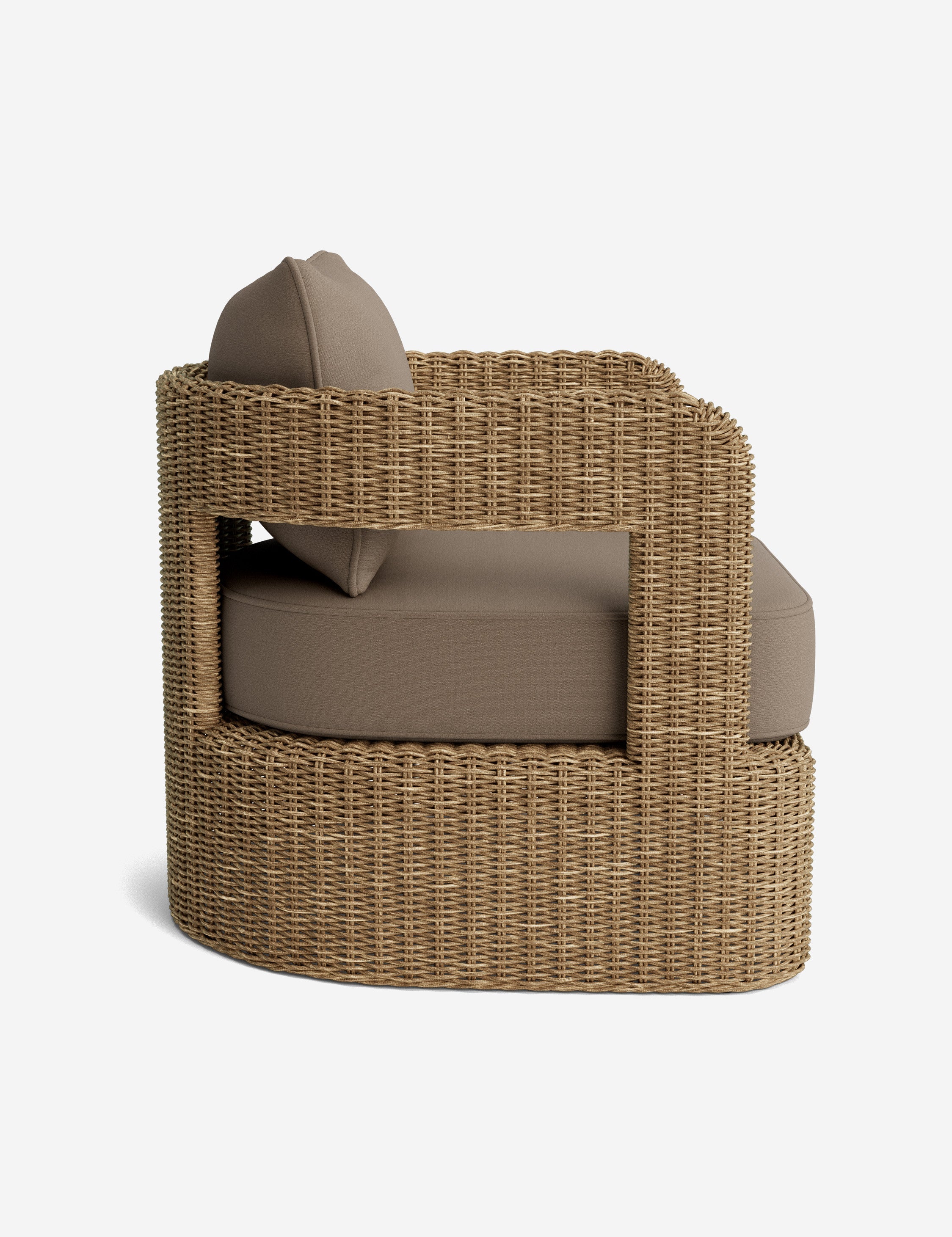 Lulu and Georgia Hadler Outdoor Swivel Lounge Chair - view 31