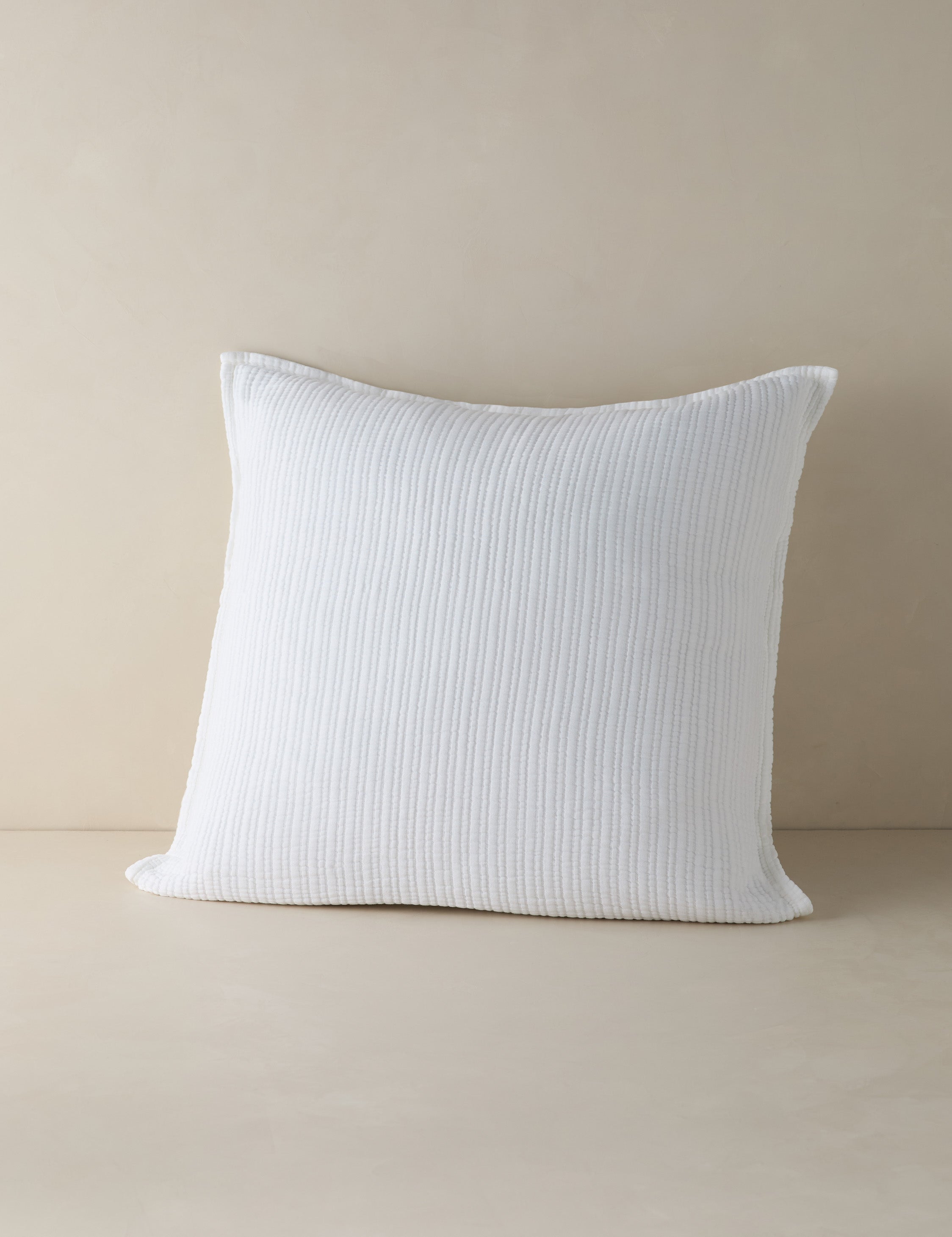 Lulu and Georgia Chatham Cotton Matelasse Euro Sham by Pom Pom at Home - view 2