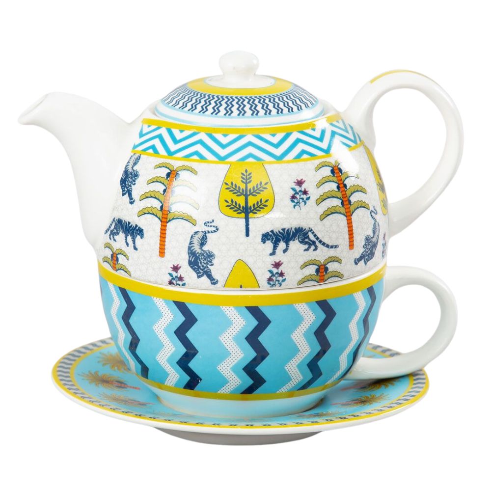 India Circus Mystical Gardens Tea for One | Tea Set | Set of 3 Pcs - view 5