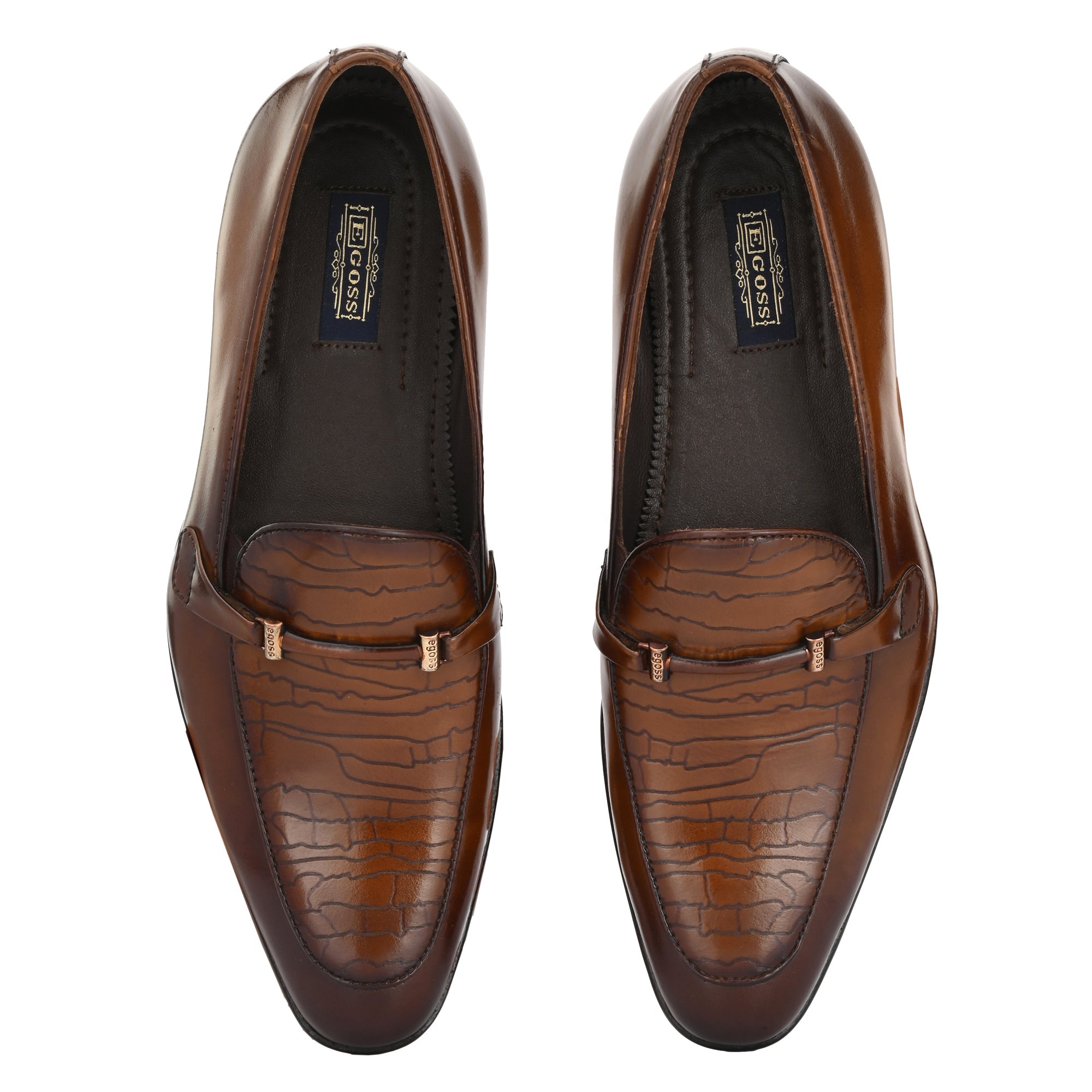 egoss-shoes Buckled Formal Loafers For Men by Egoss - view 10