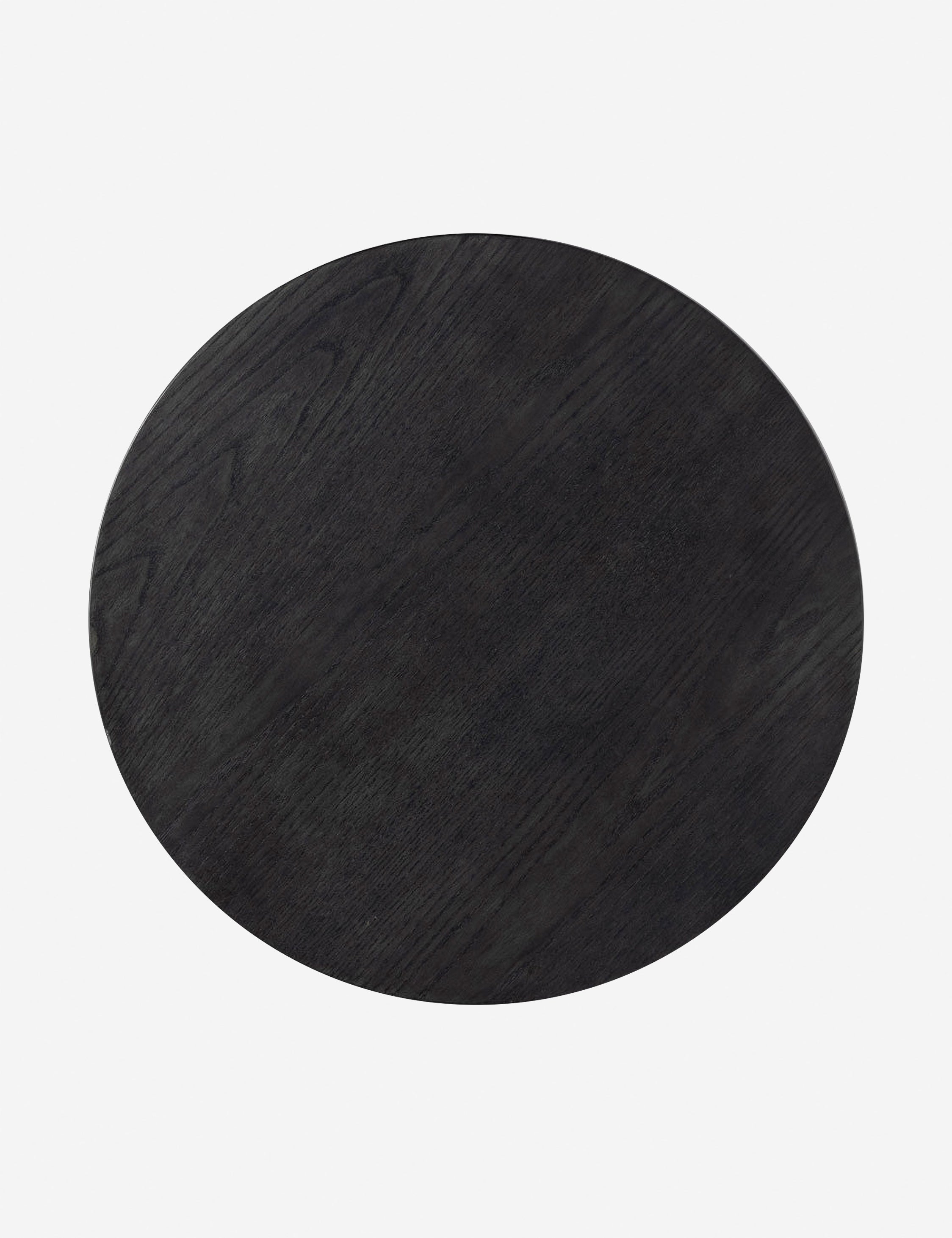 Lulu and Georgia Mulholland Round Side Table – Black - view 3