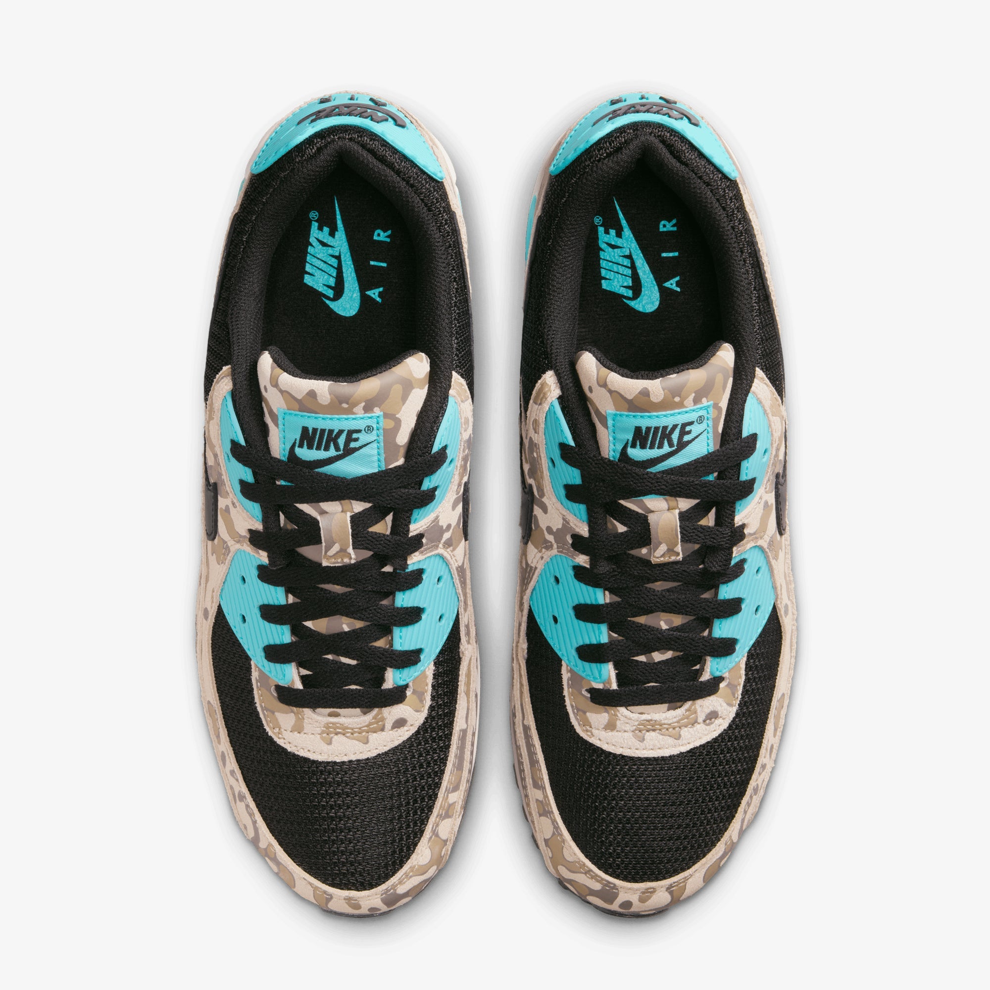Nike | AIR MAX 90 { SANDDRIFT/BLACK-AURORA GREEN-KHAKI - view 2
