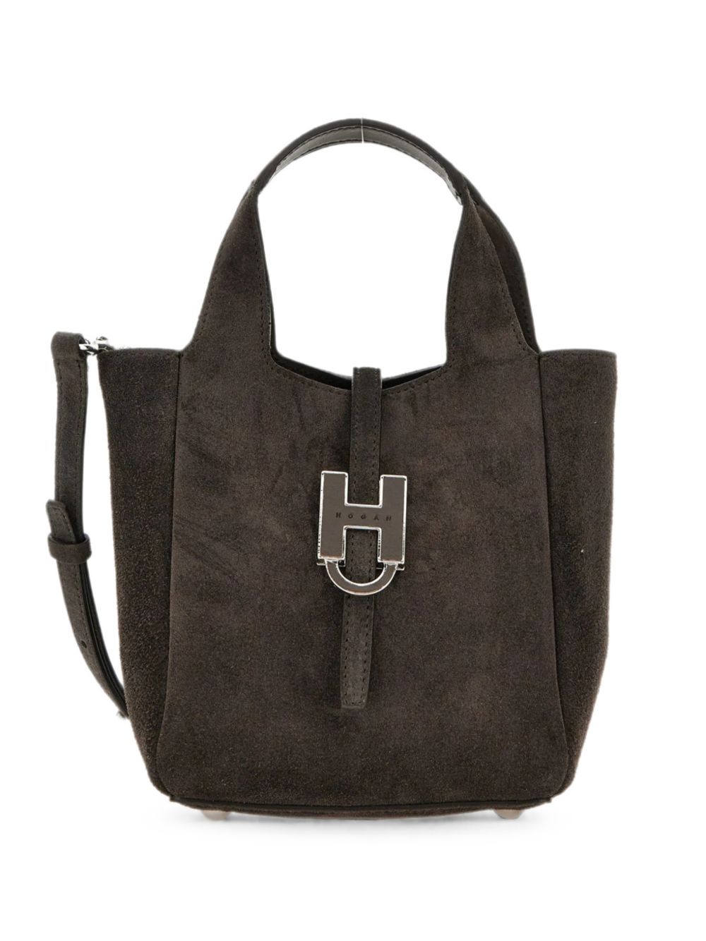Hogan Trend Suede Shoulder Bag – Calf Suede 100%