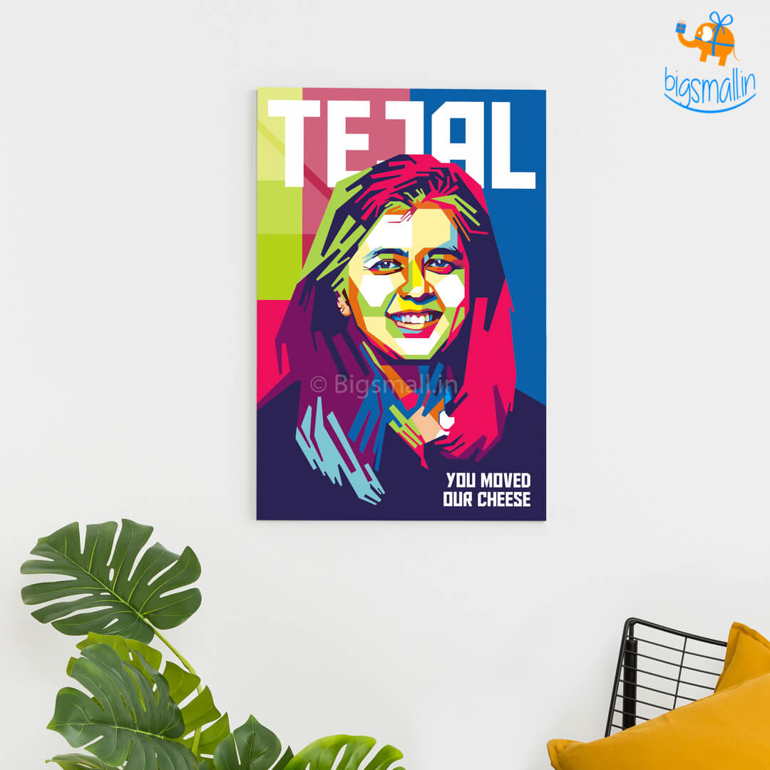 Chitra Chaya Personalized Pop Art Wooden Frame - view 4