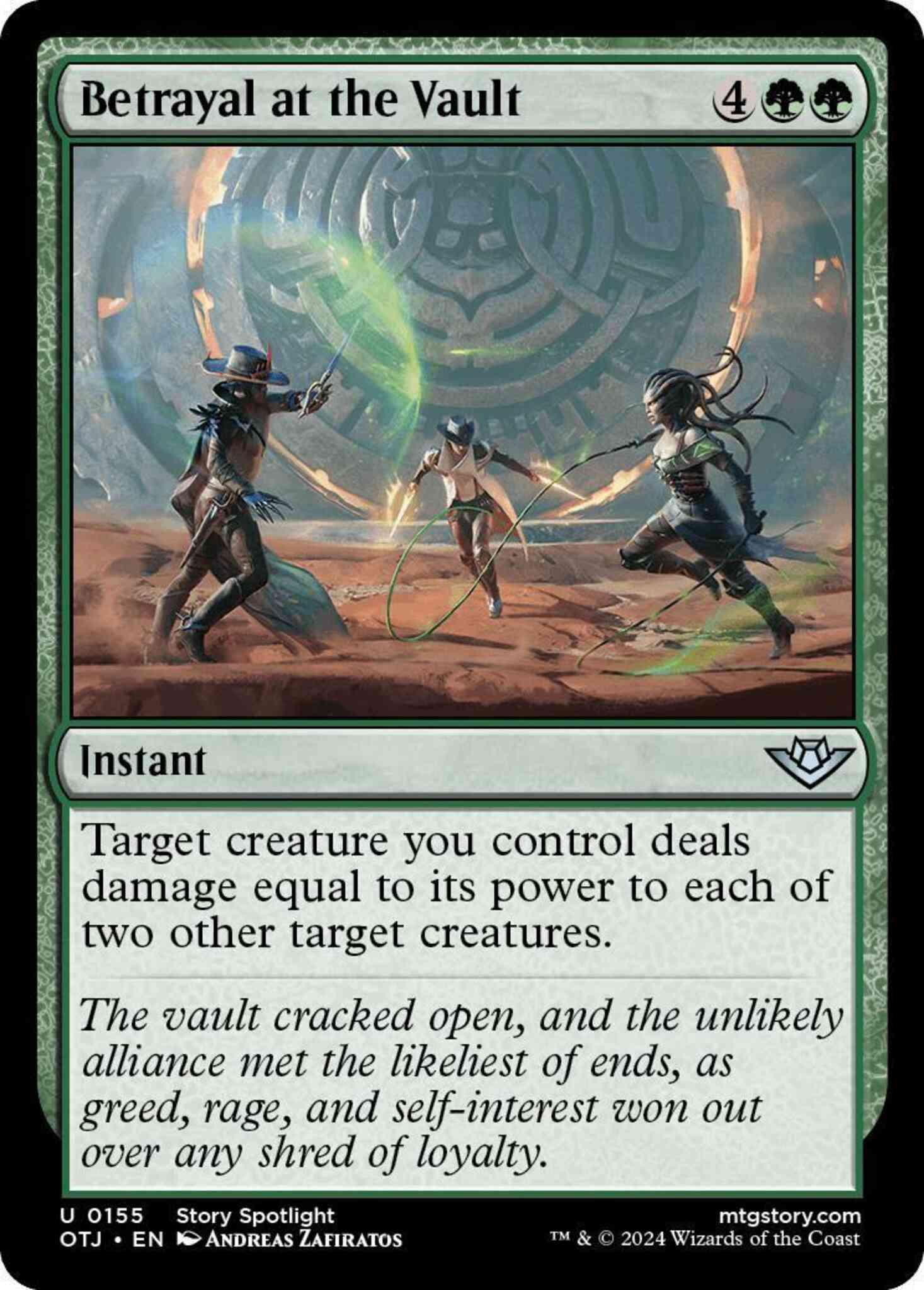 Vault 155 outlaws – Magic Betrayal at the Vault [155] [Outlaws of Thunder Junction] [Non-Foil]