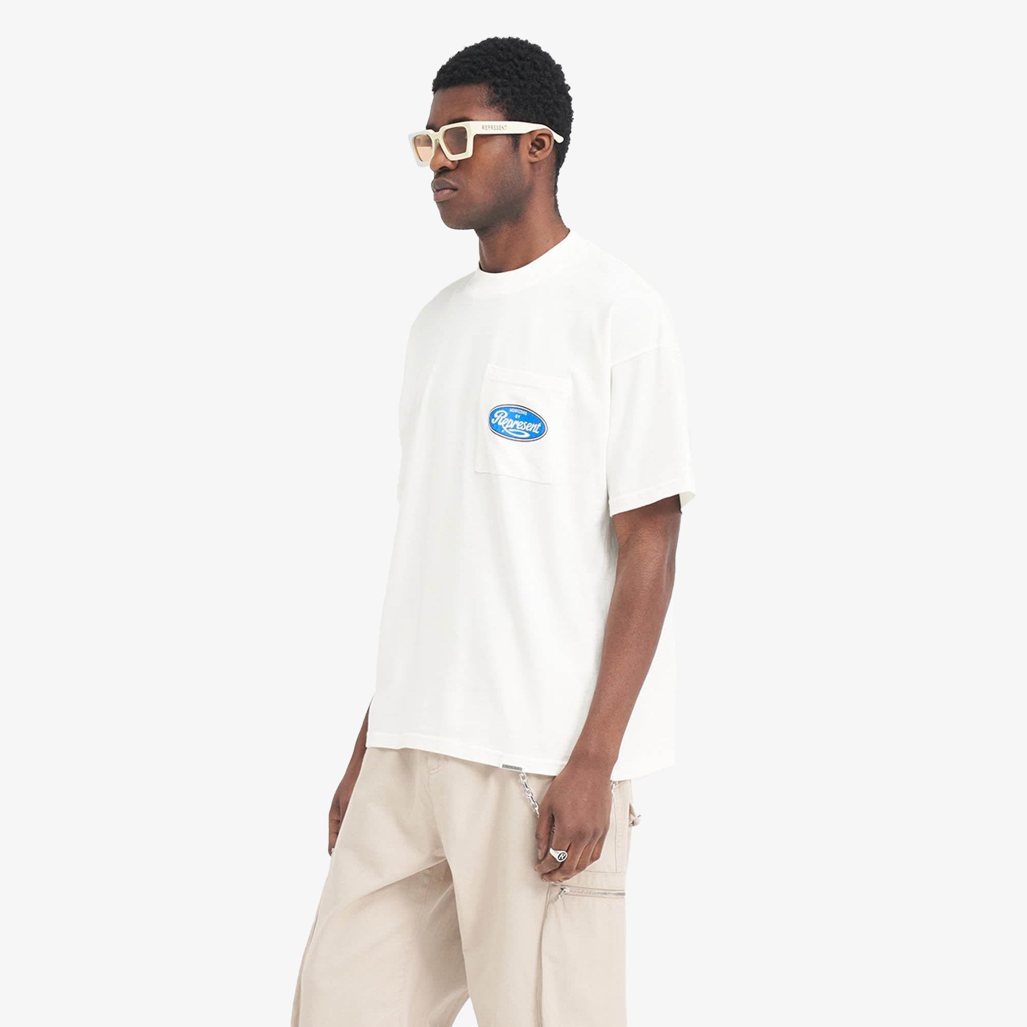 Represent | CLASSIC PARTS T-SHIRT { FLAT WHITE - view 2