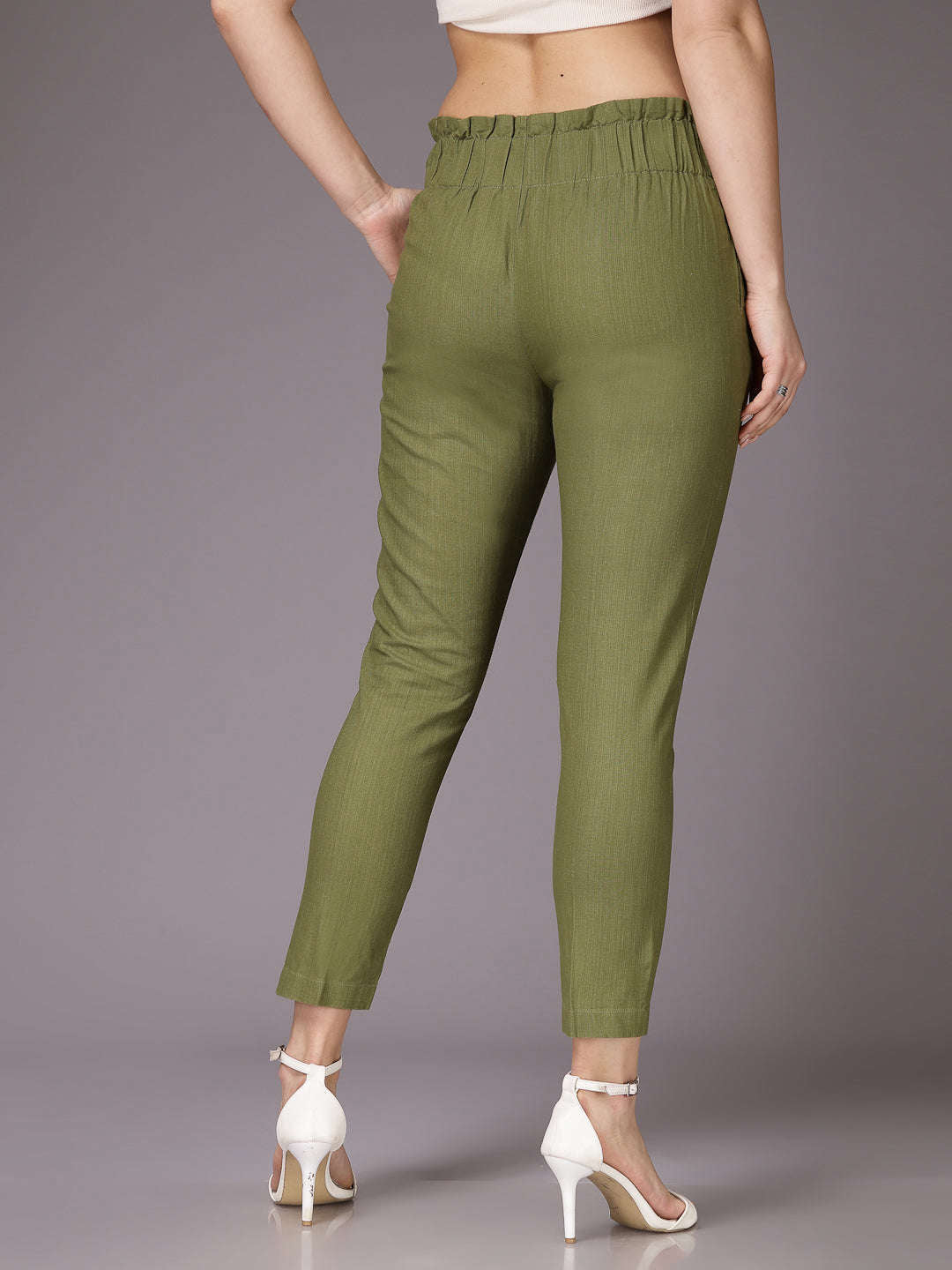 Freehand By The Indian Garage Co Women Solid Trouser - view 7