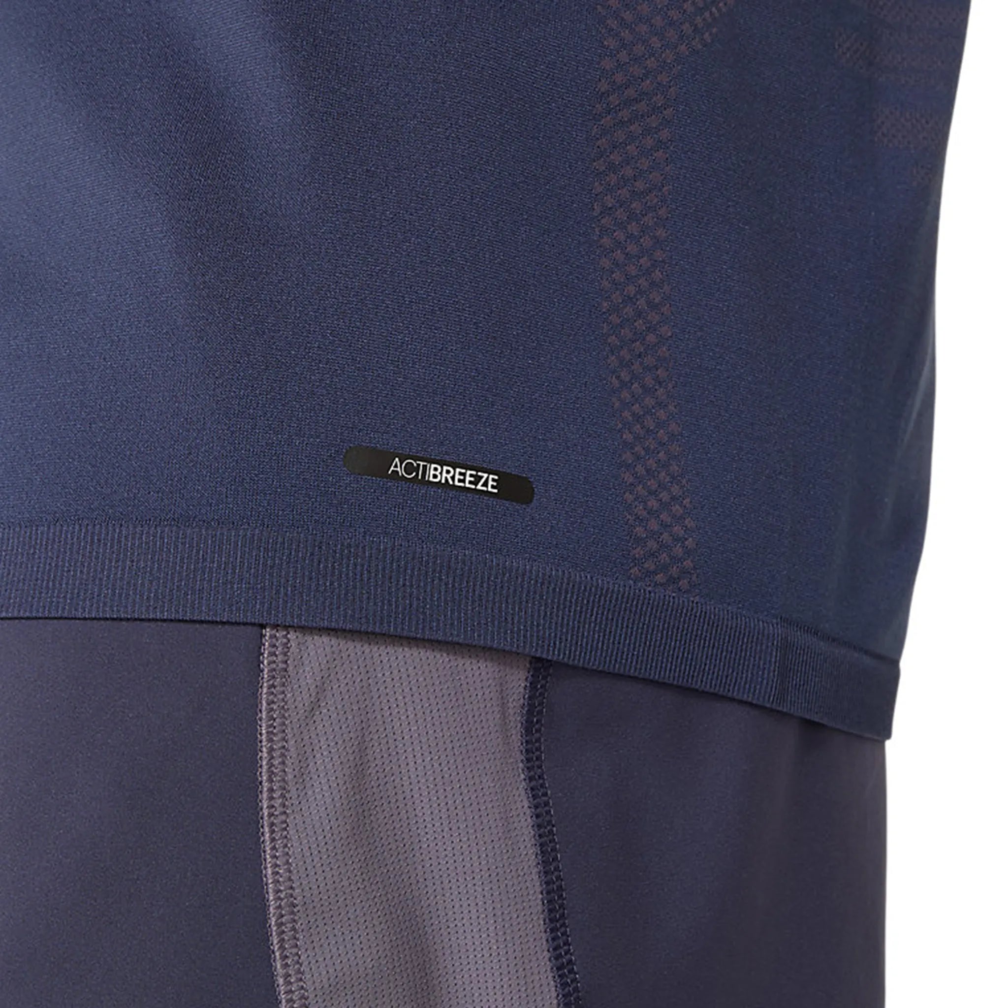 Asics Seamless Lavender Grey T Shirt - view 6
